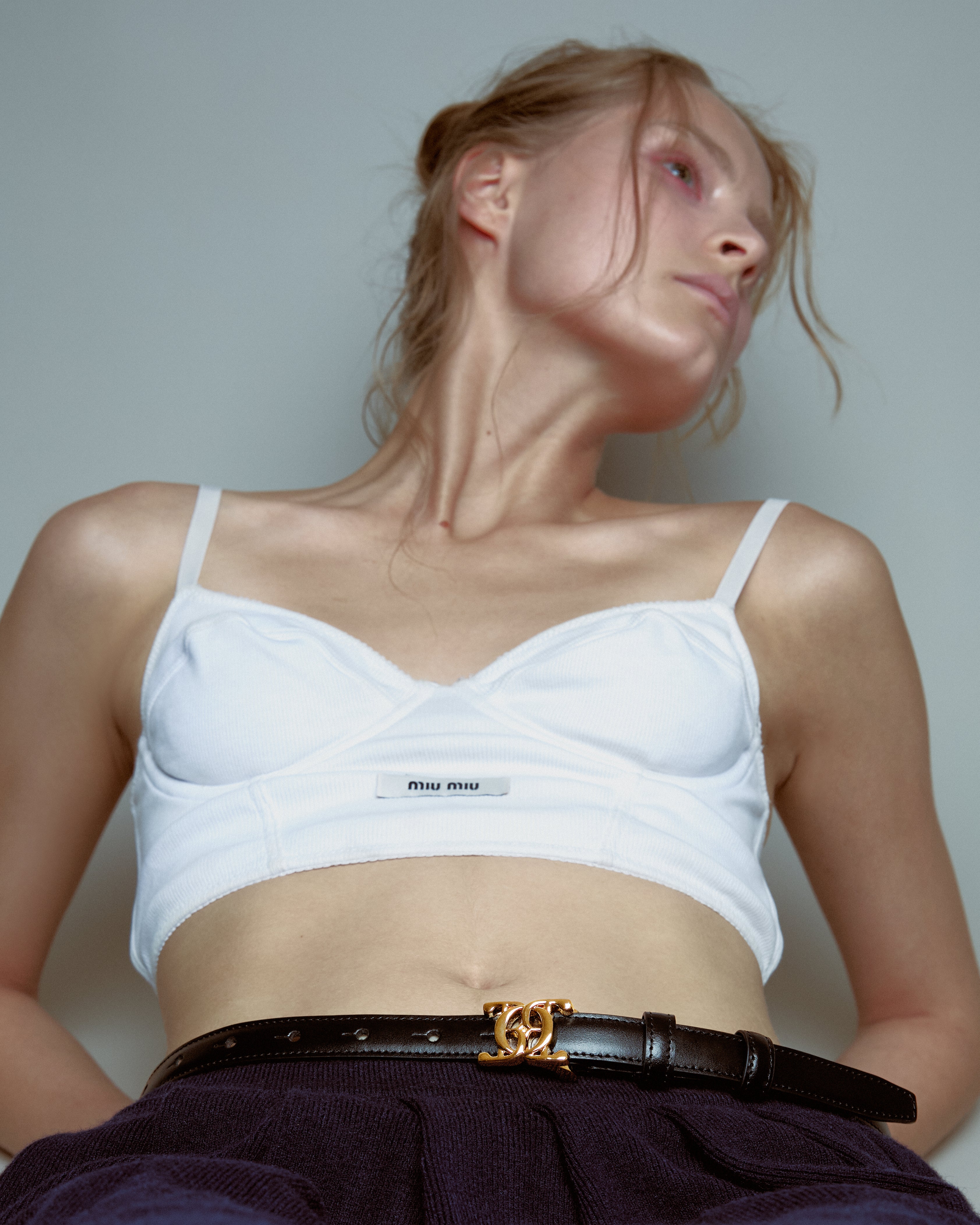 O&B CLASSIC BELT IN CREST BLACK