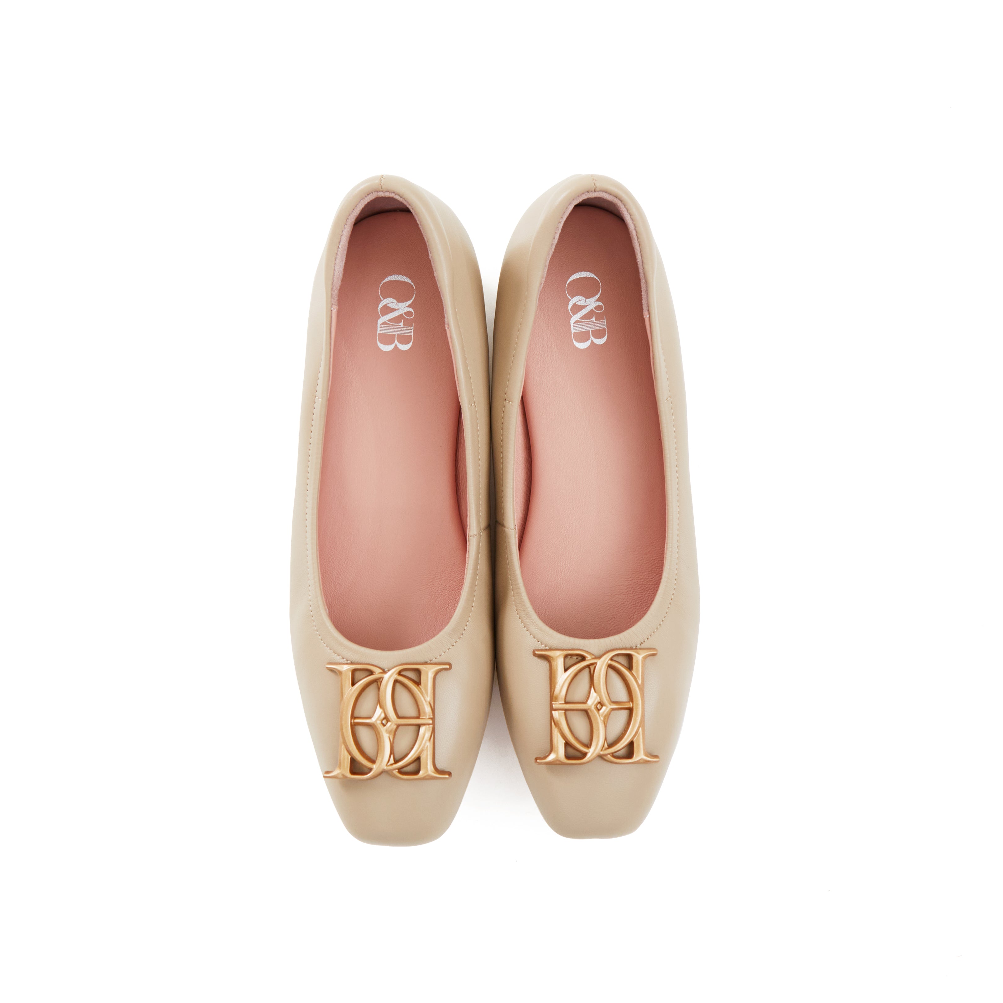 Audrey Crest Classic Heels in Must-Have Nude