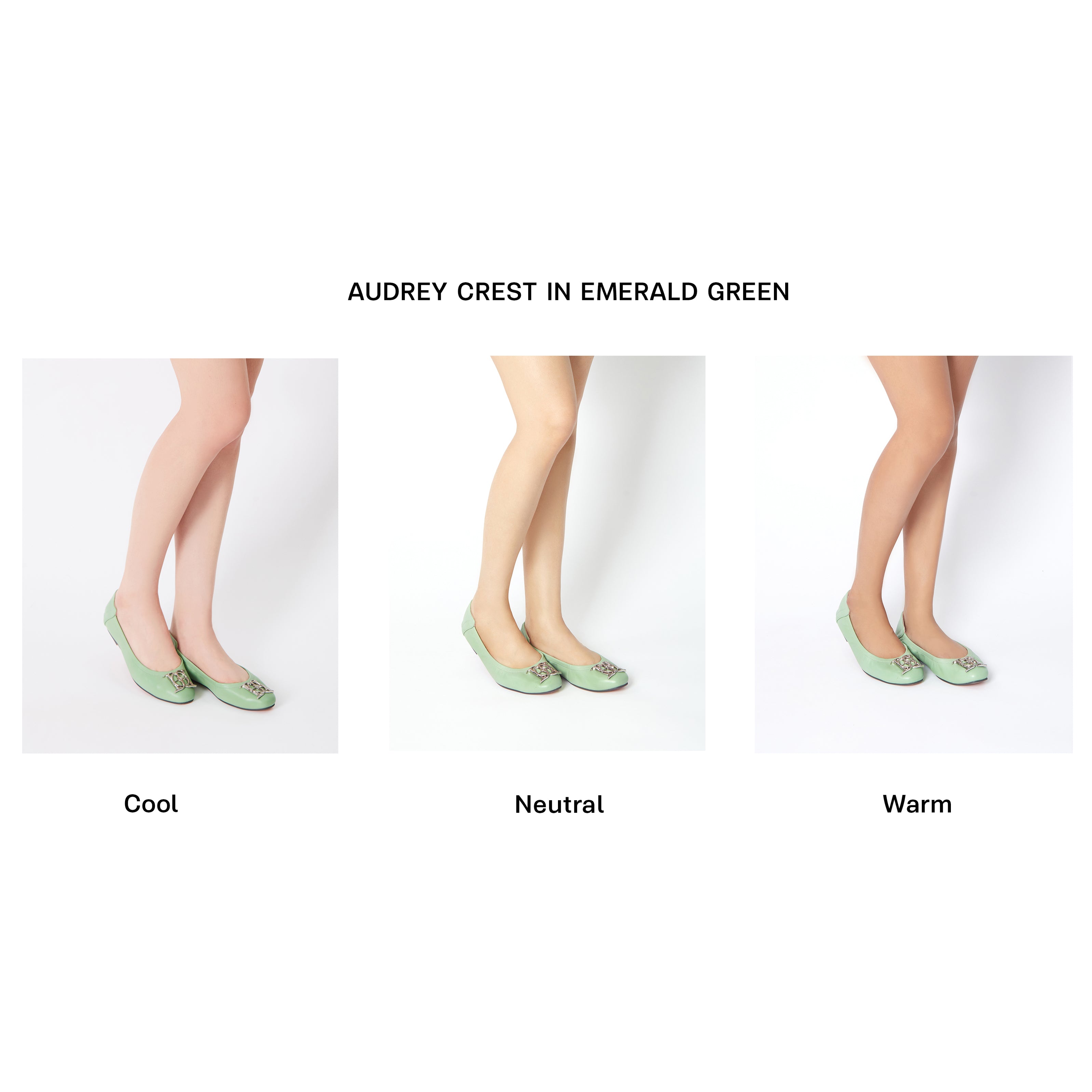 Audrey Crest In Emerald Green