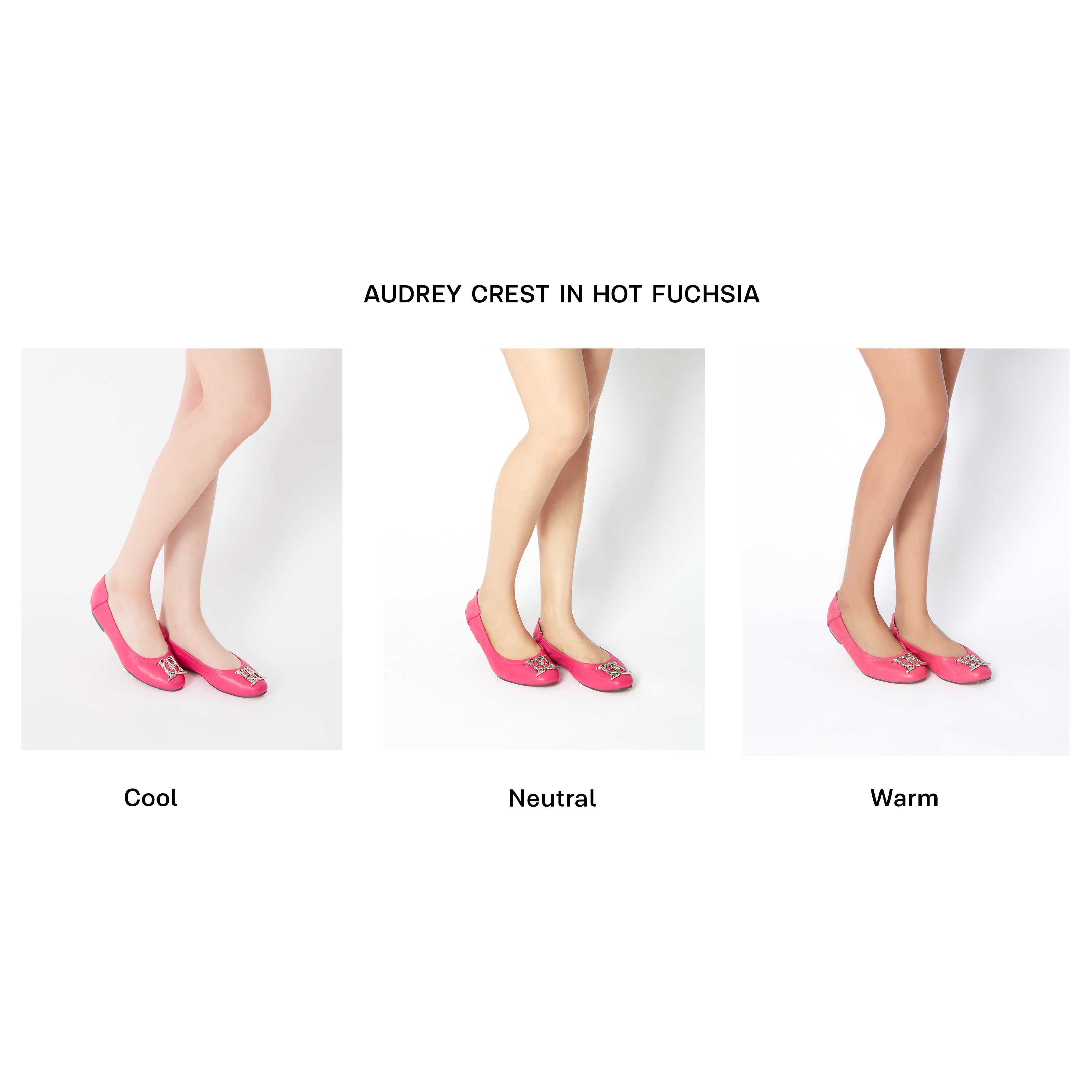 Audrey Crest In Hot Fuchsia