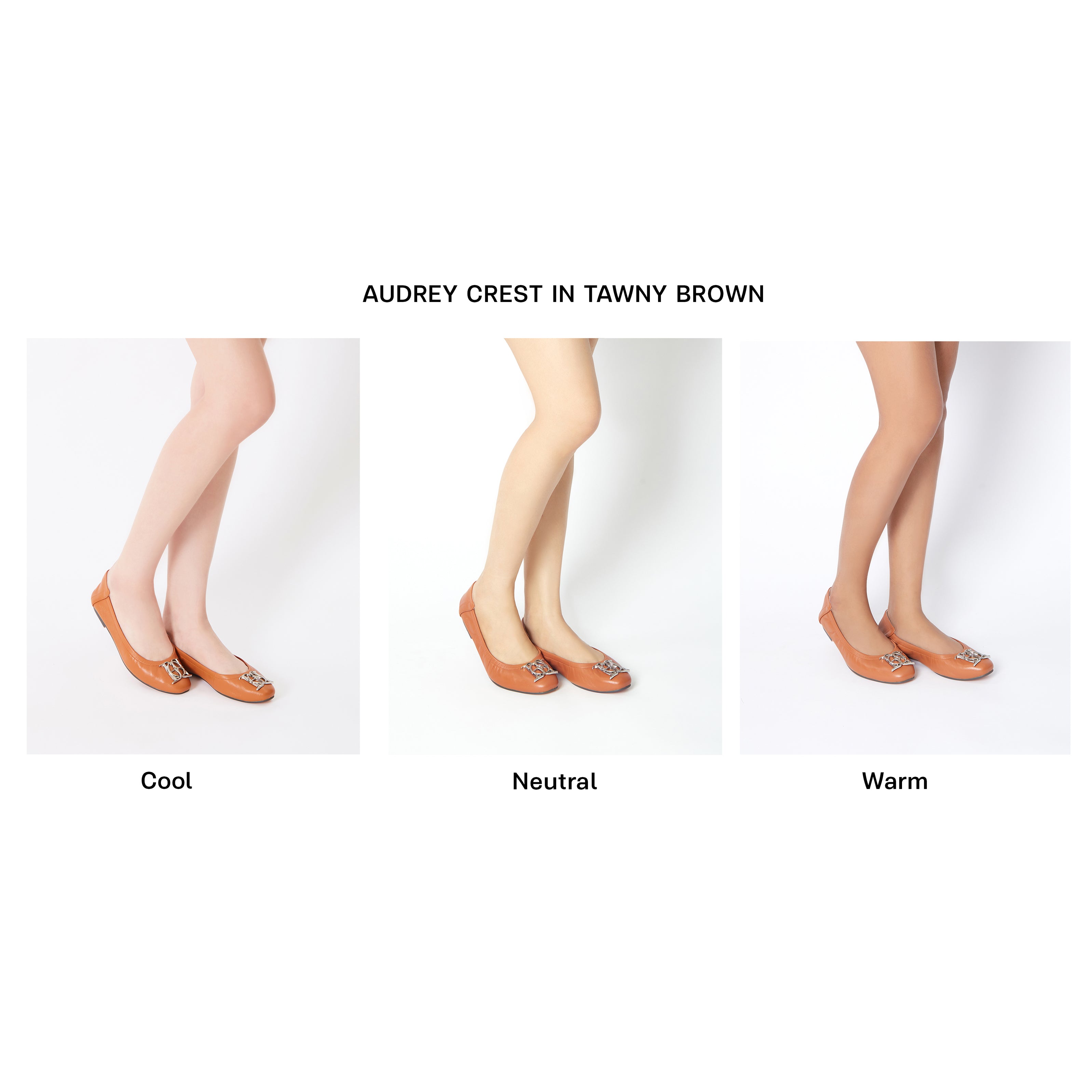 Audrey Crest in Tawny Brown