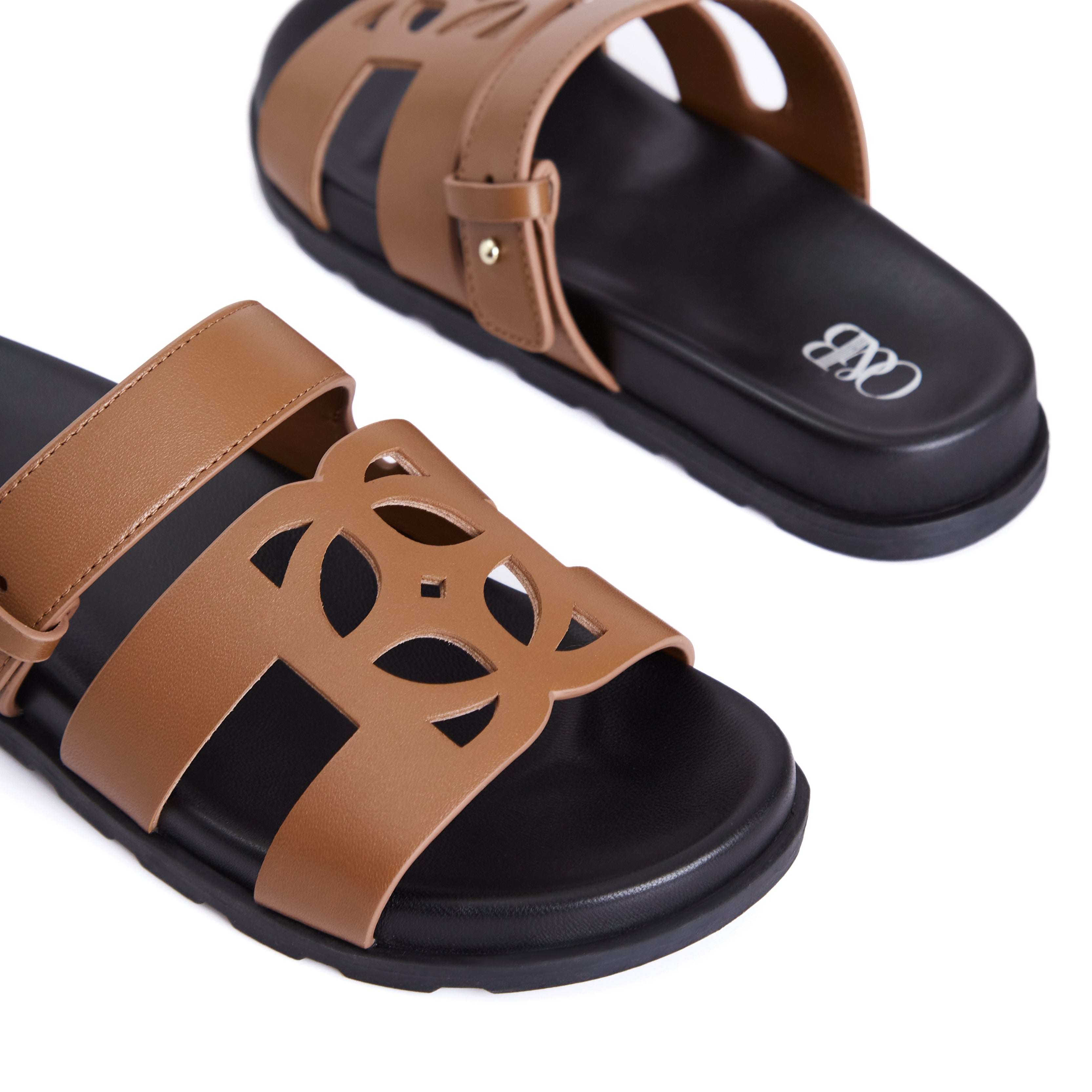 Cairo Sandals in Sepia Brown