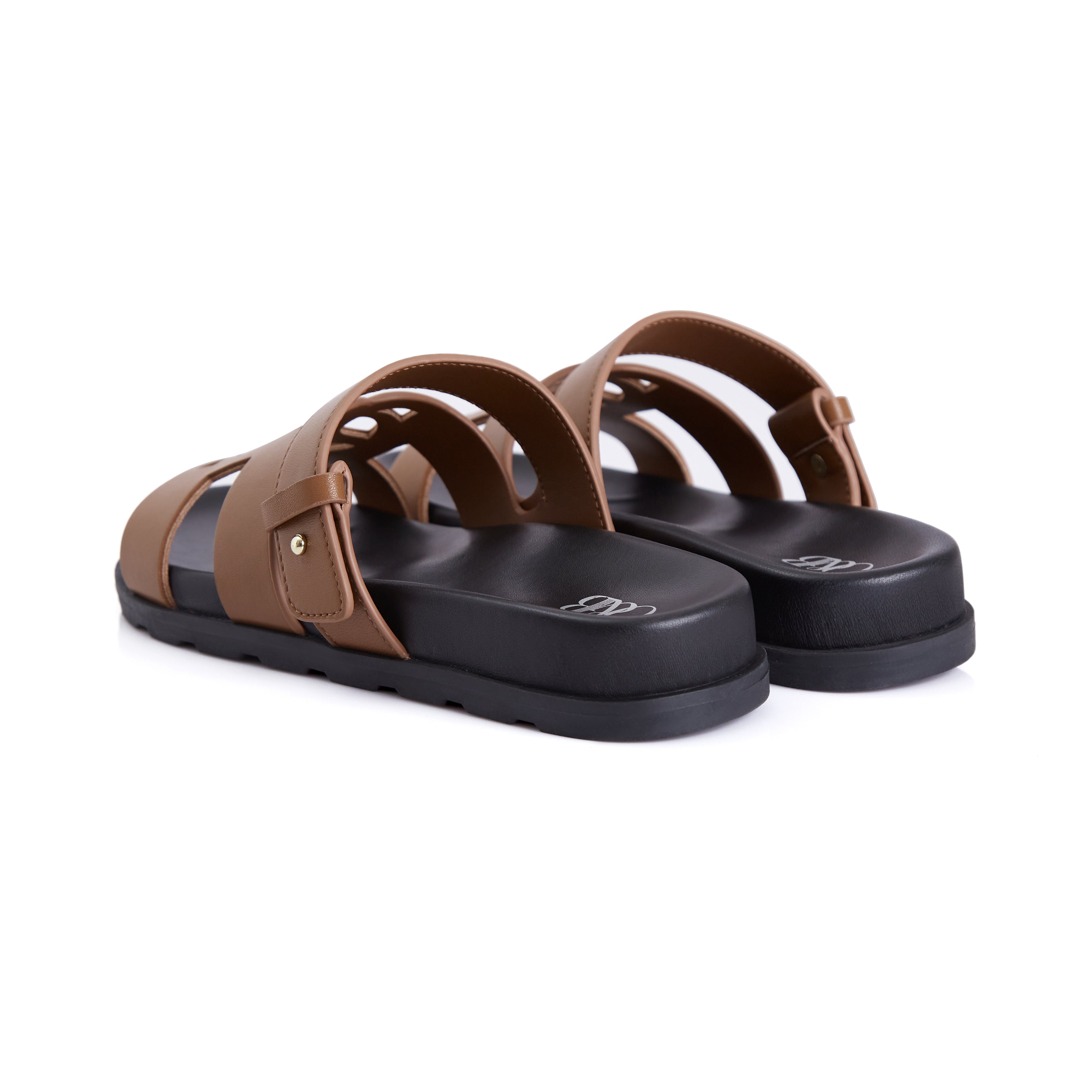 Cairo Sandals in Sepia Brown