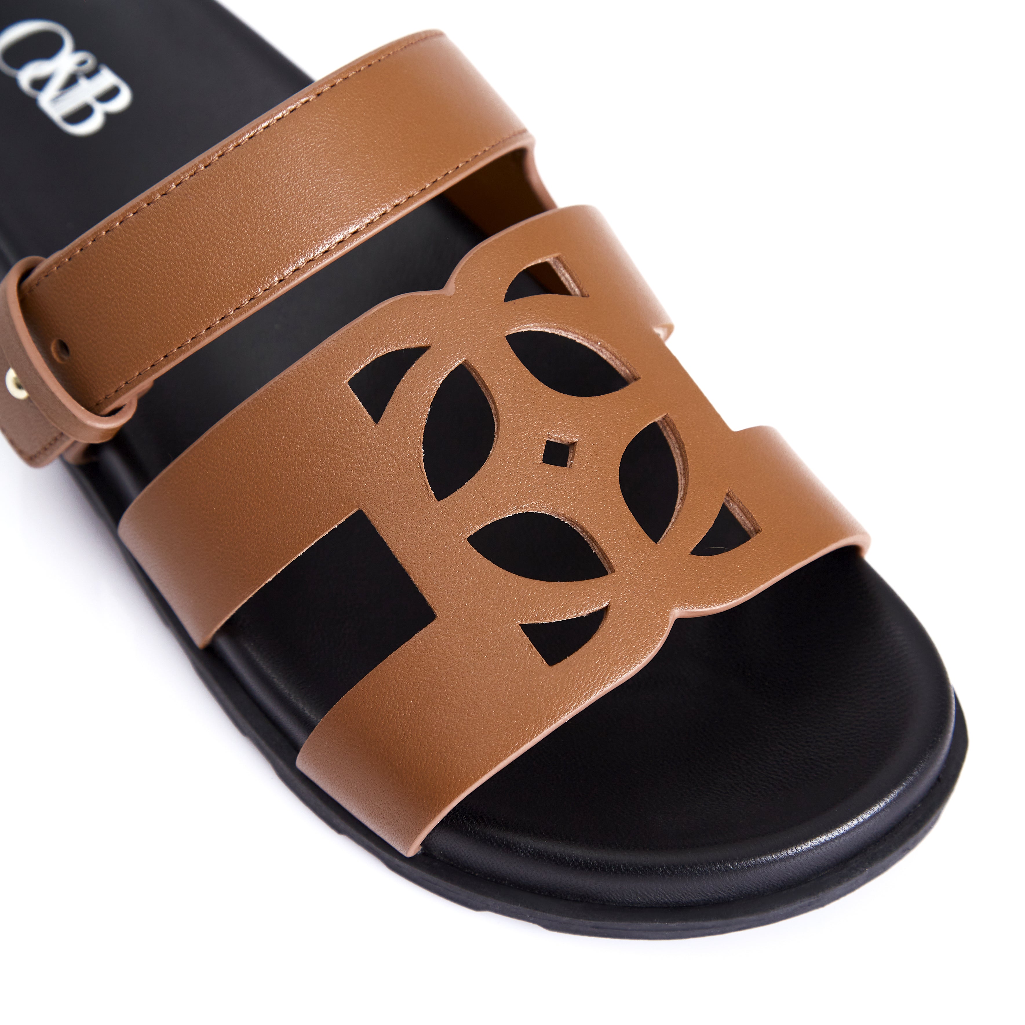 Cairo Sandals in Sepia Brown