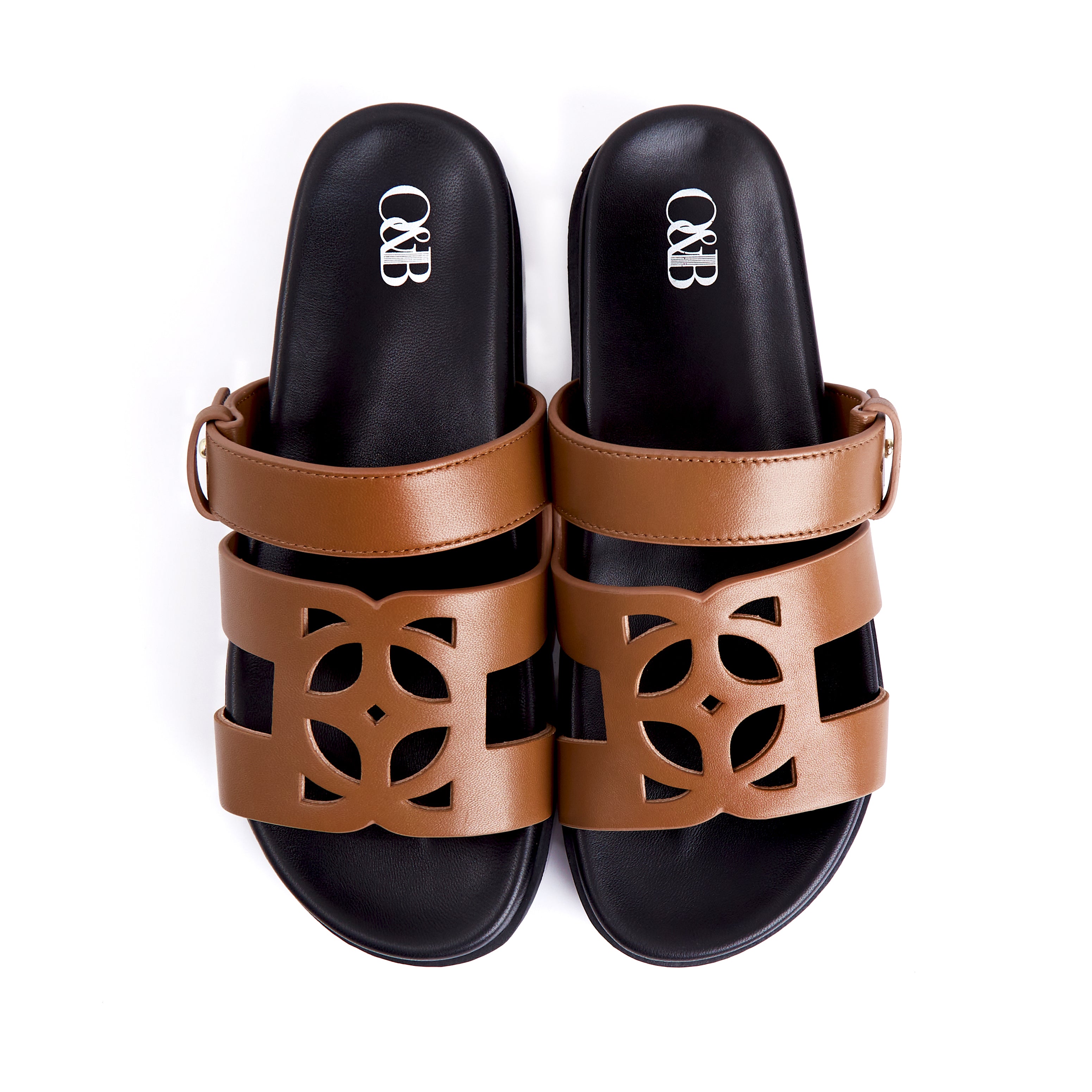 Cairo Sandals in Sepia Brown