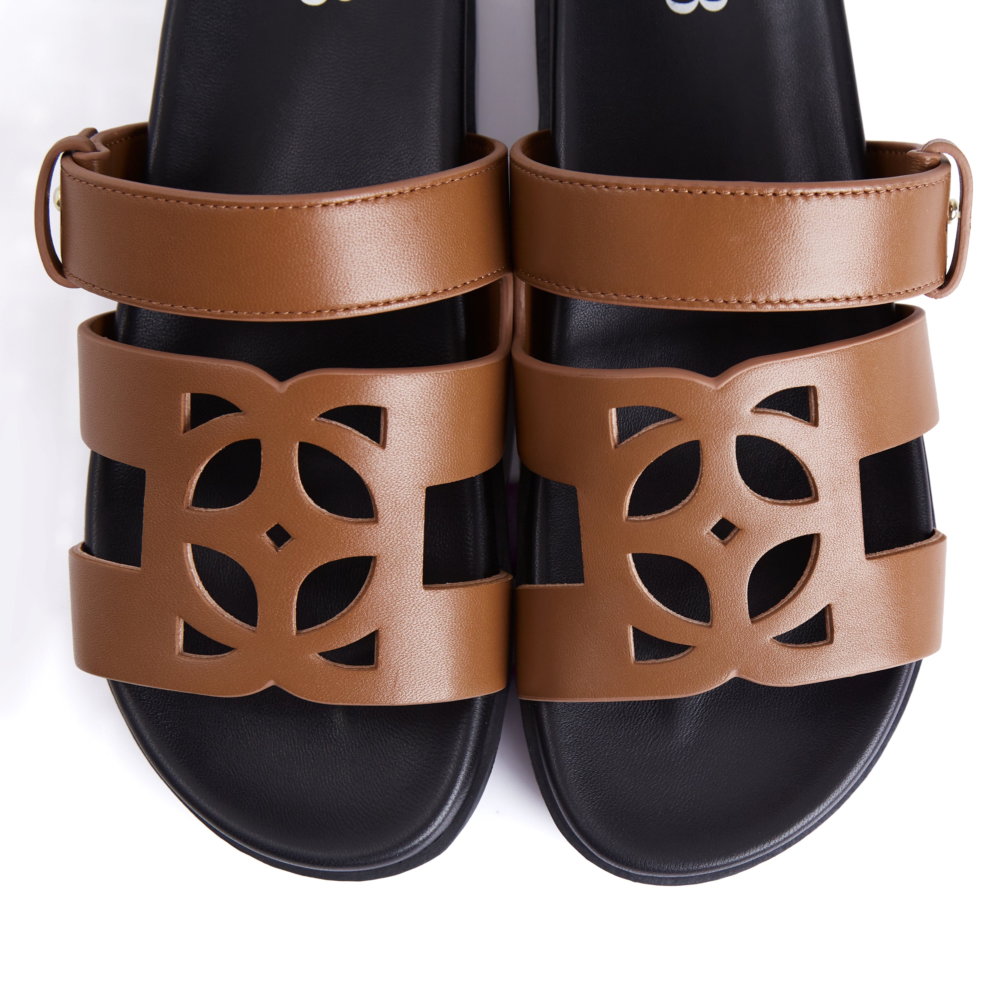 Cairo Sandals in Sepia Brown