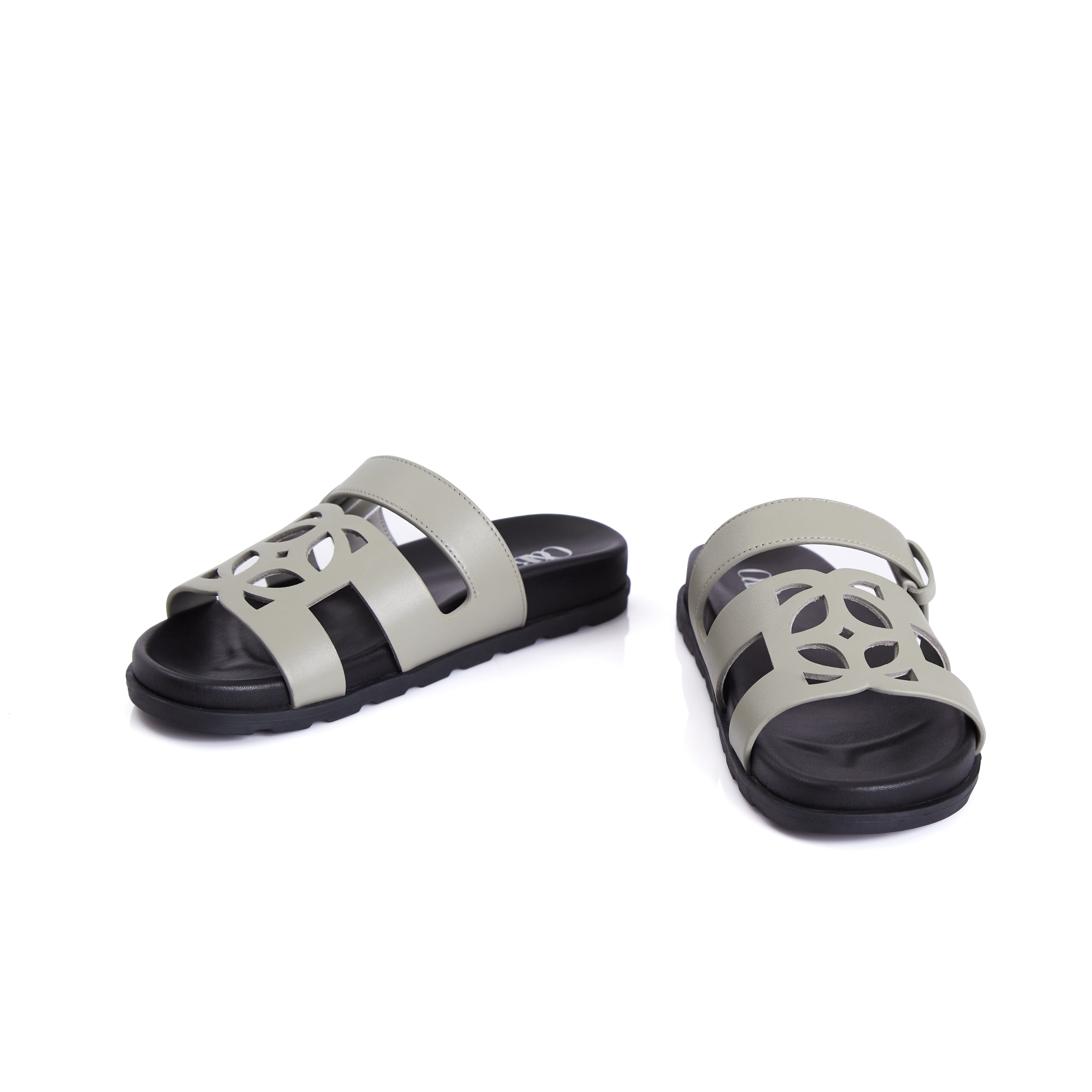 Cairo Sandals in Gentle Grey