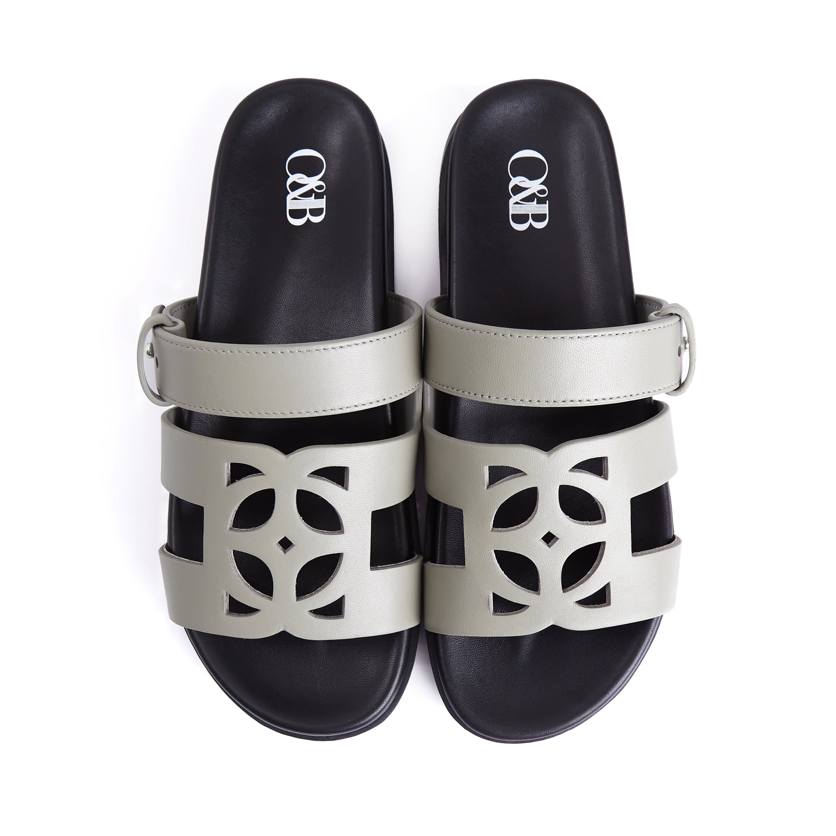 Cairo Sandals in Gentle Grey