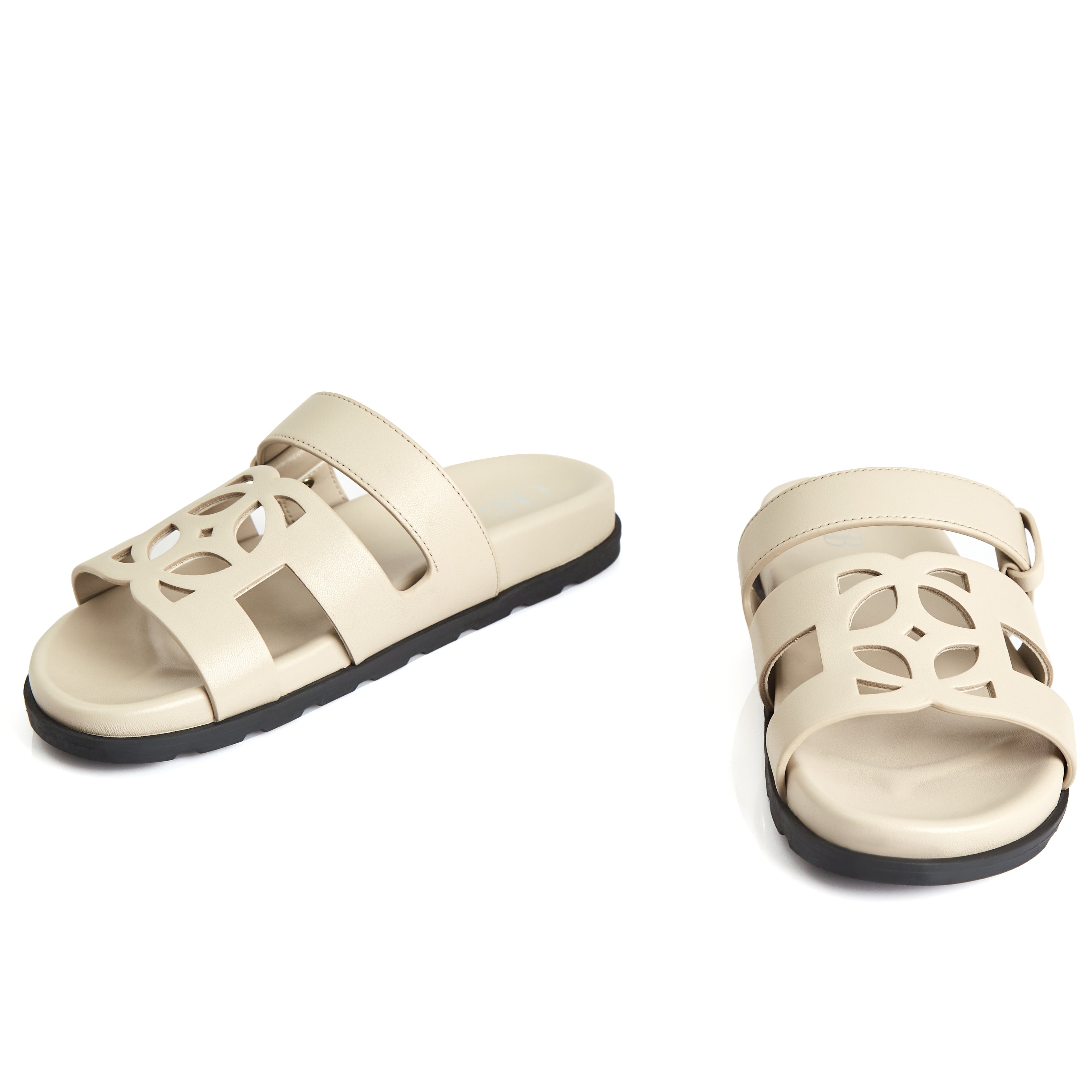 Cairo Sandals in Bare Beige