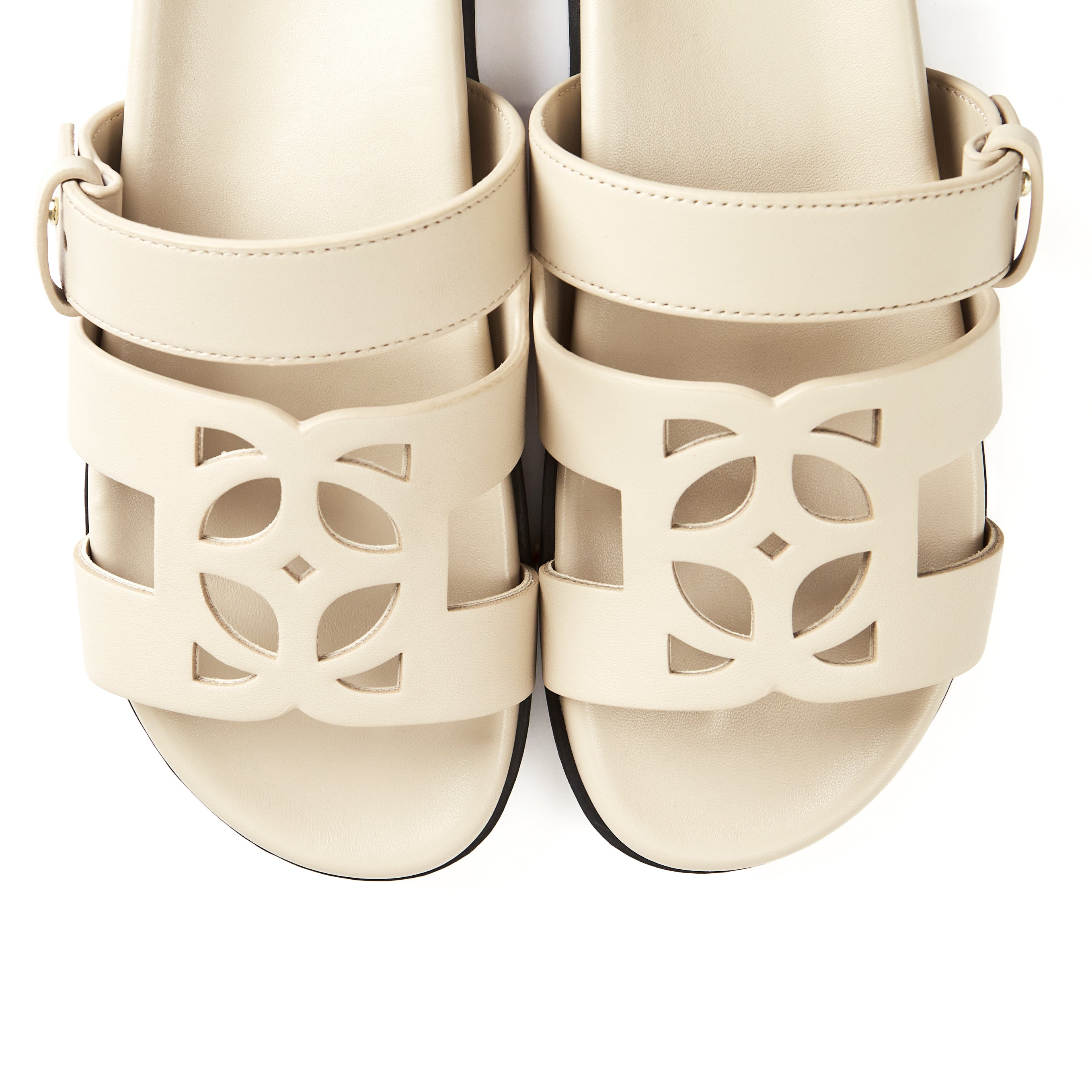 Cairo Sandals in Bare Beige