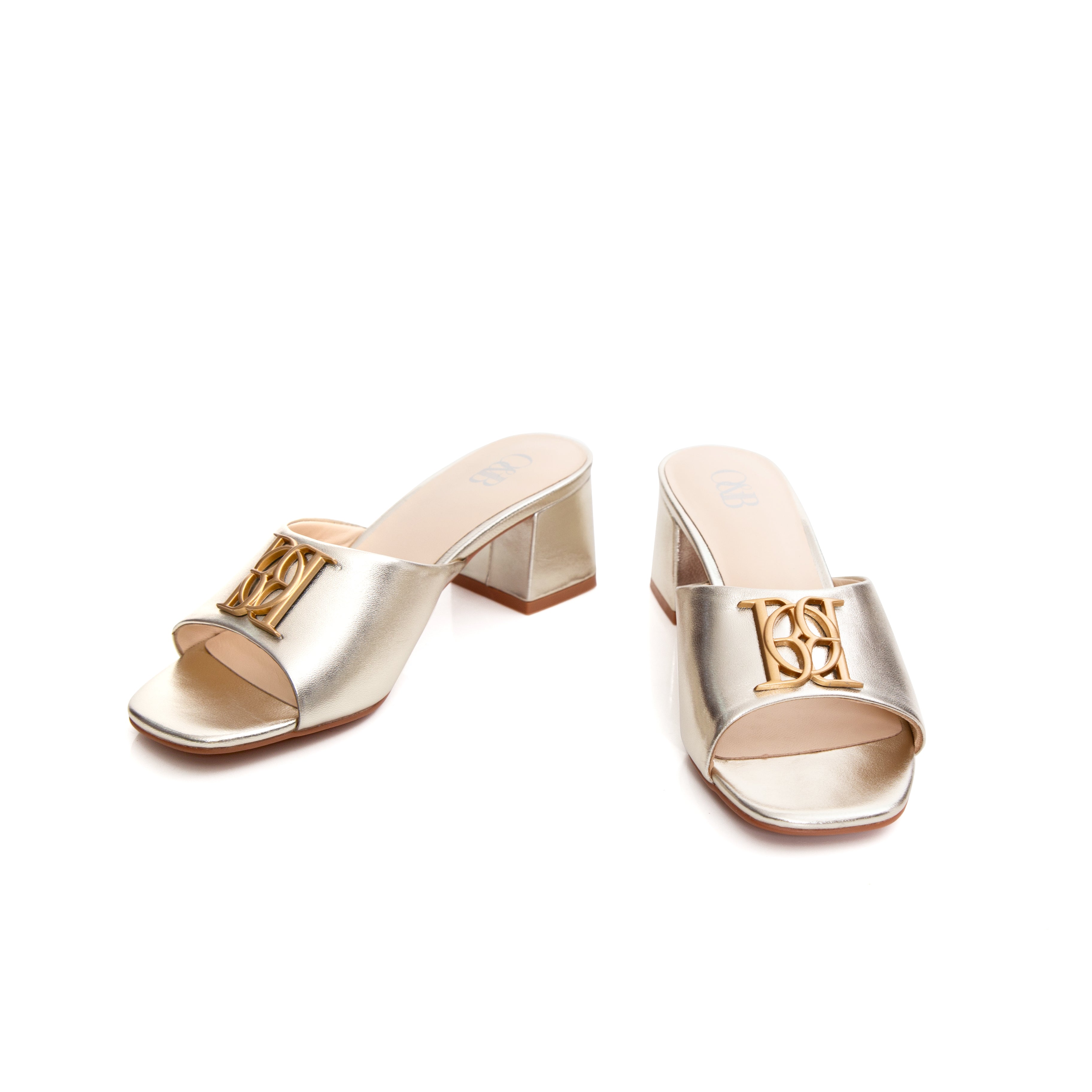 Covent Heels in Sparkling Gold