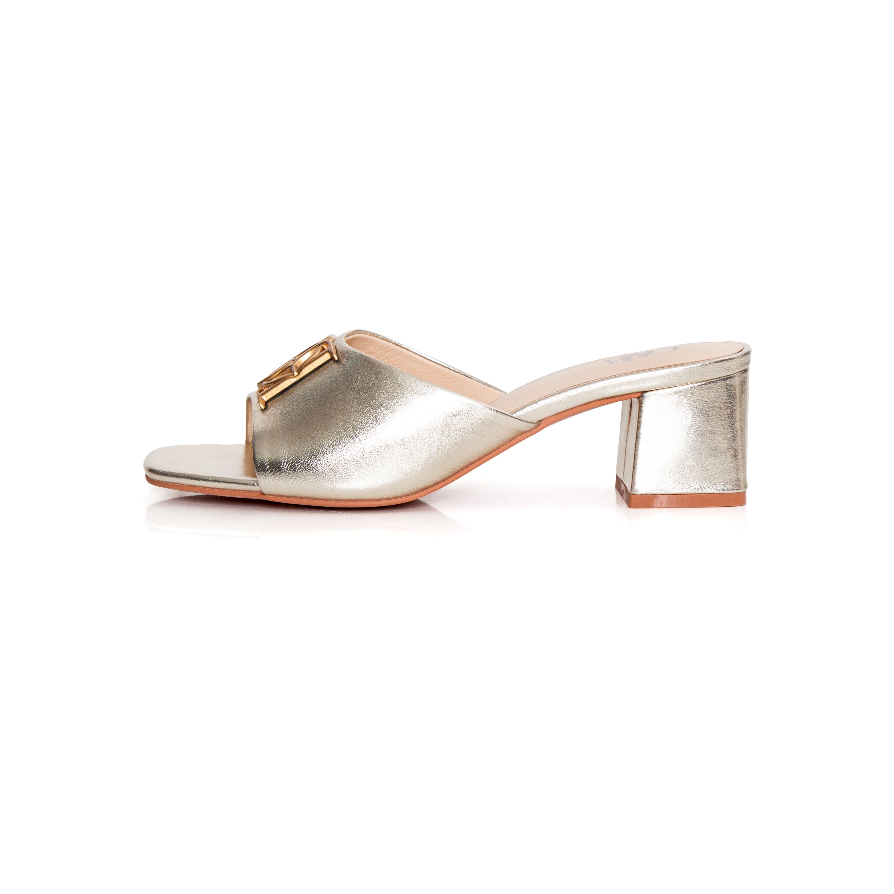 Covent Heels in Sparkling Gold