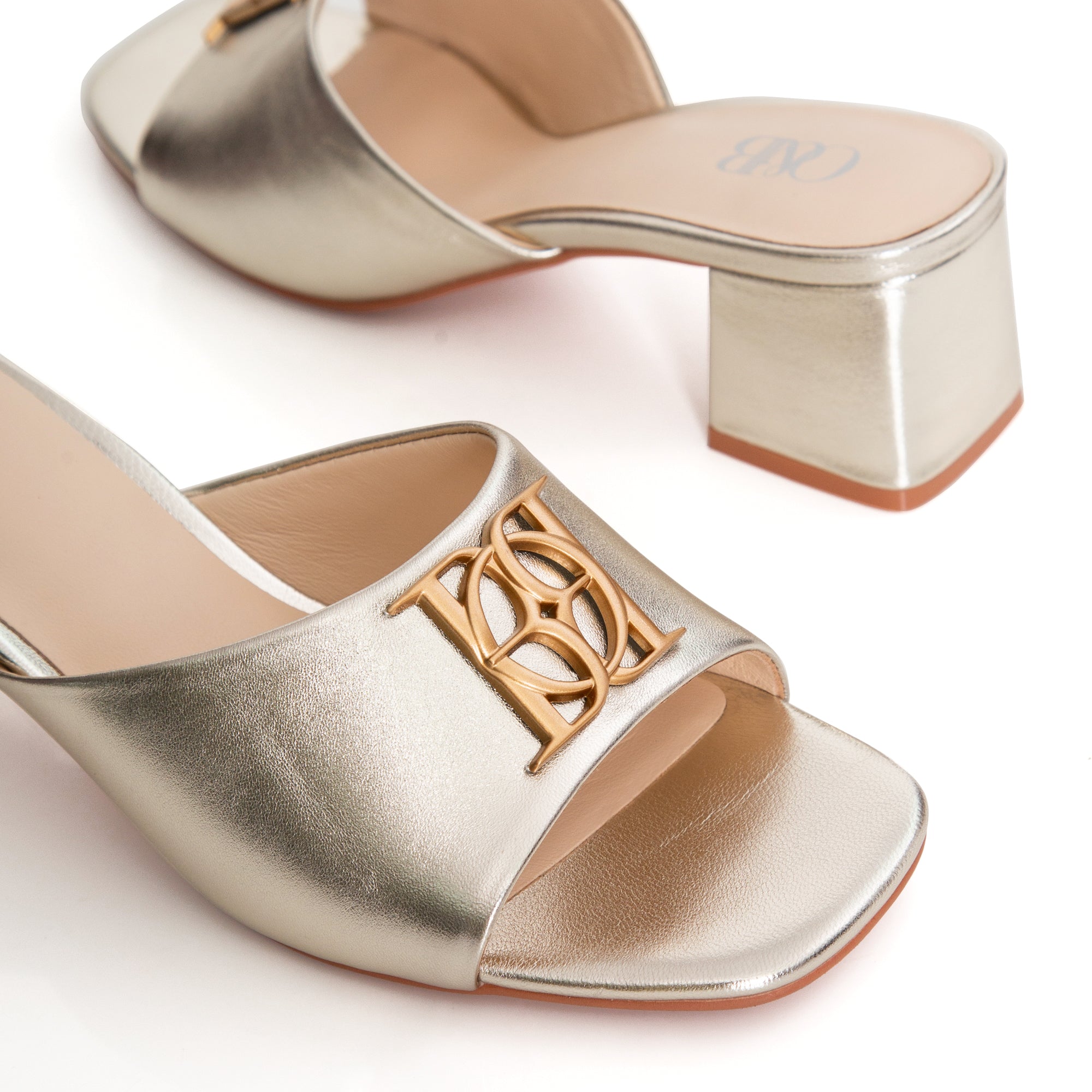 Covent Heels in Sparkling Gold