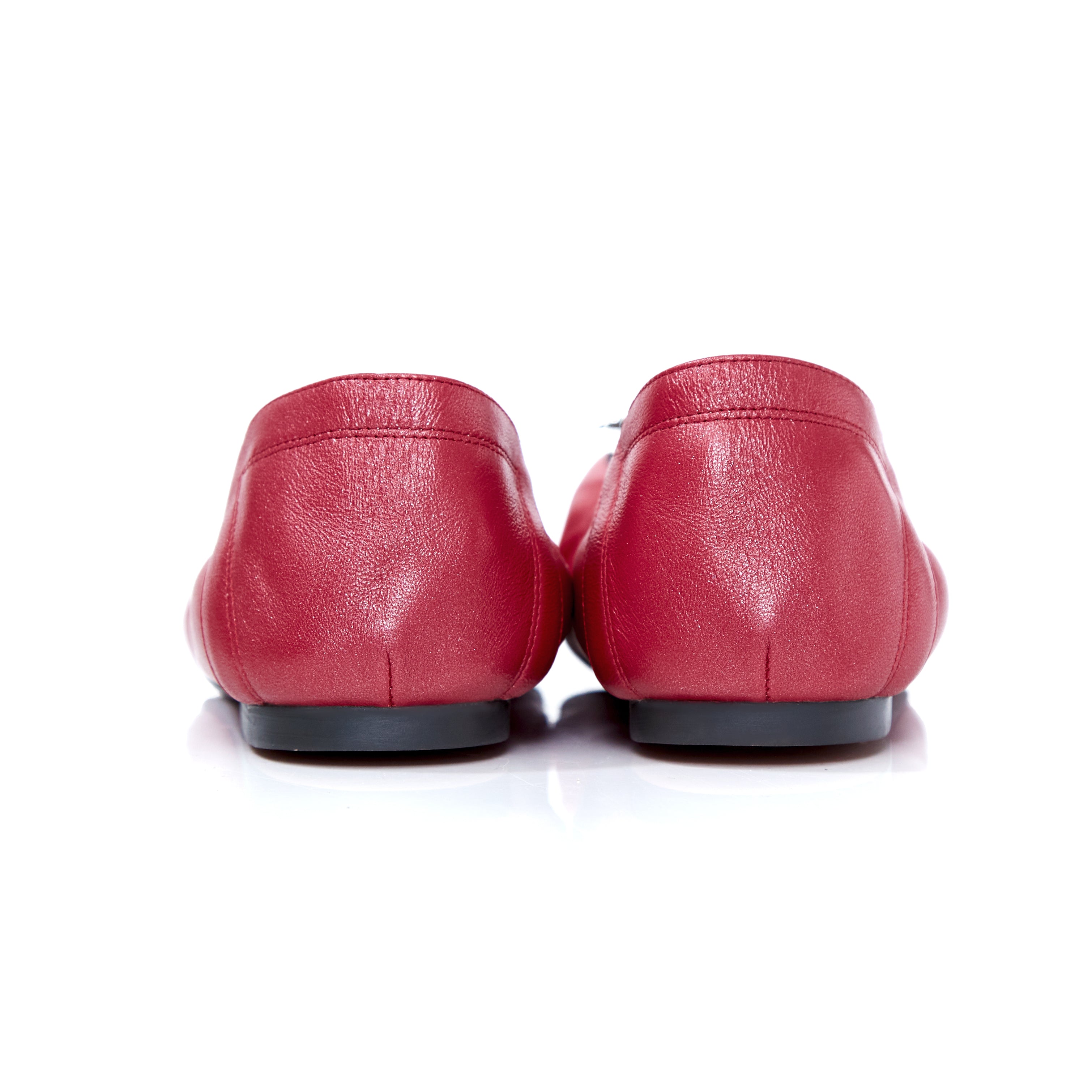 Audrey Crest in Shimmer Red