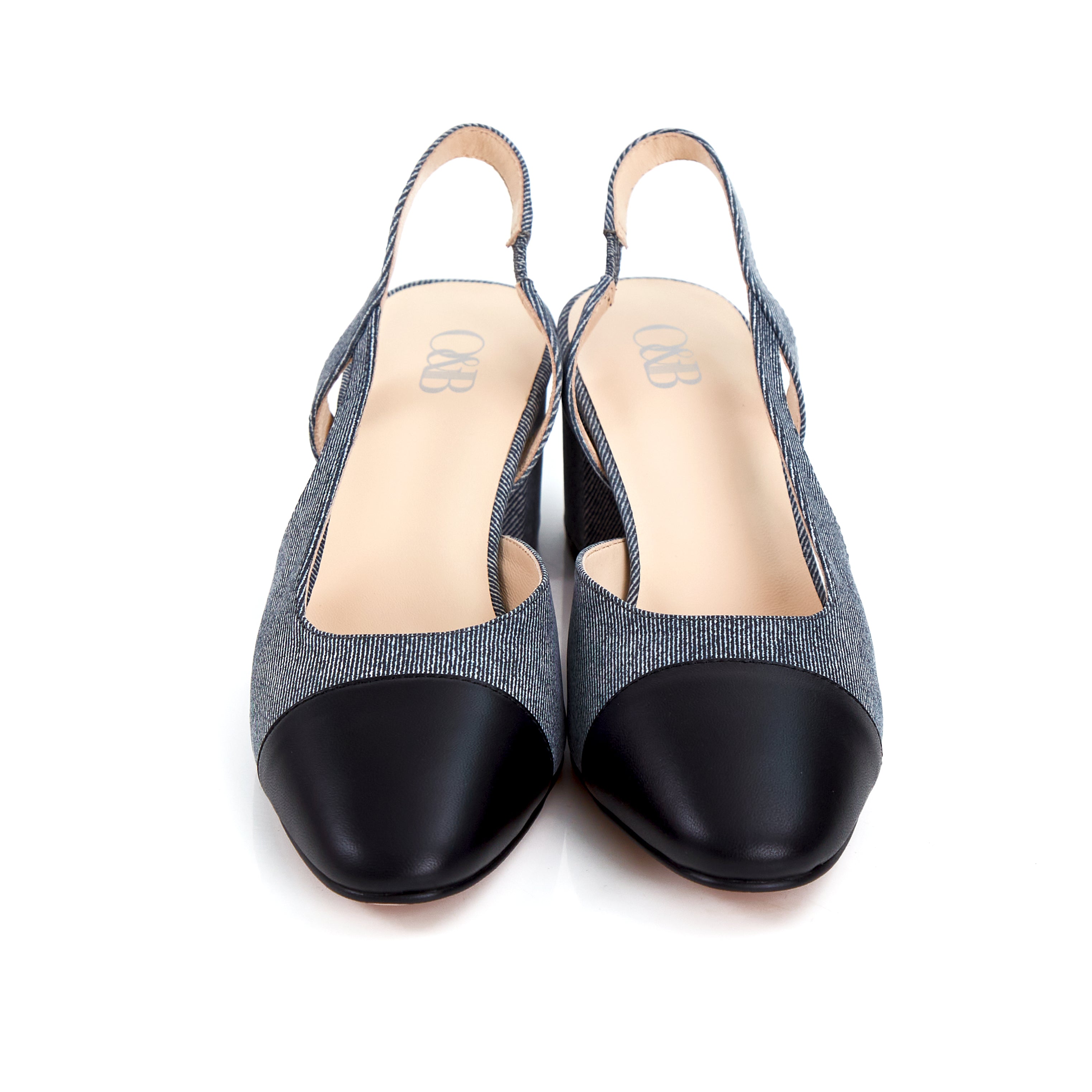 Femme Heels in Dark Denim