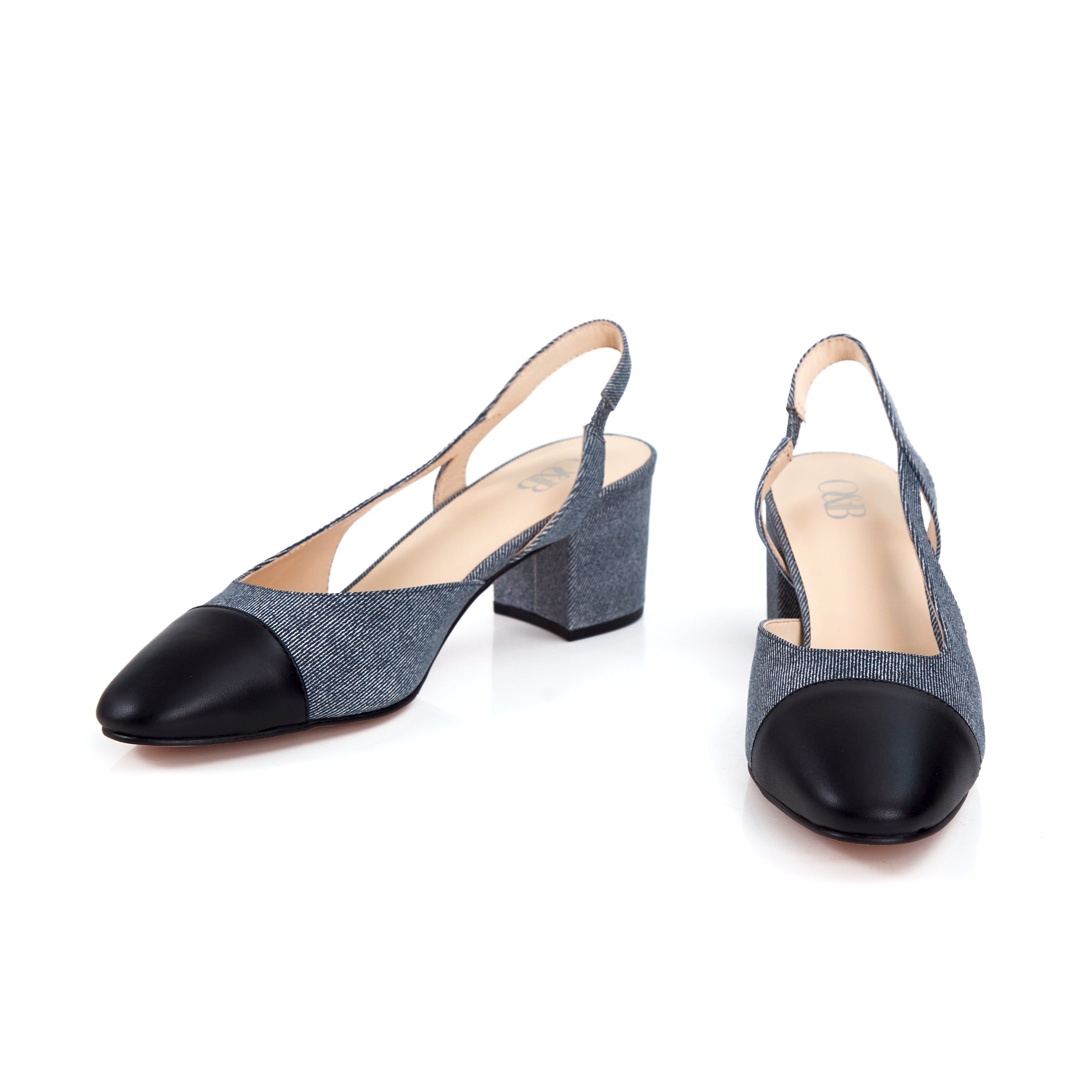 Femme Heels in Dark Denim