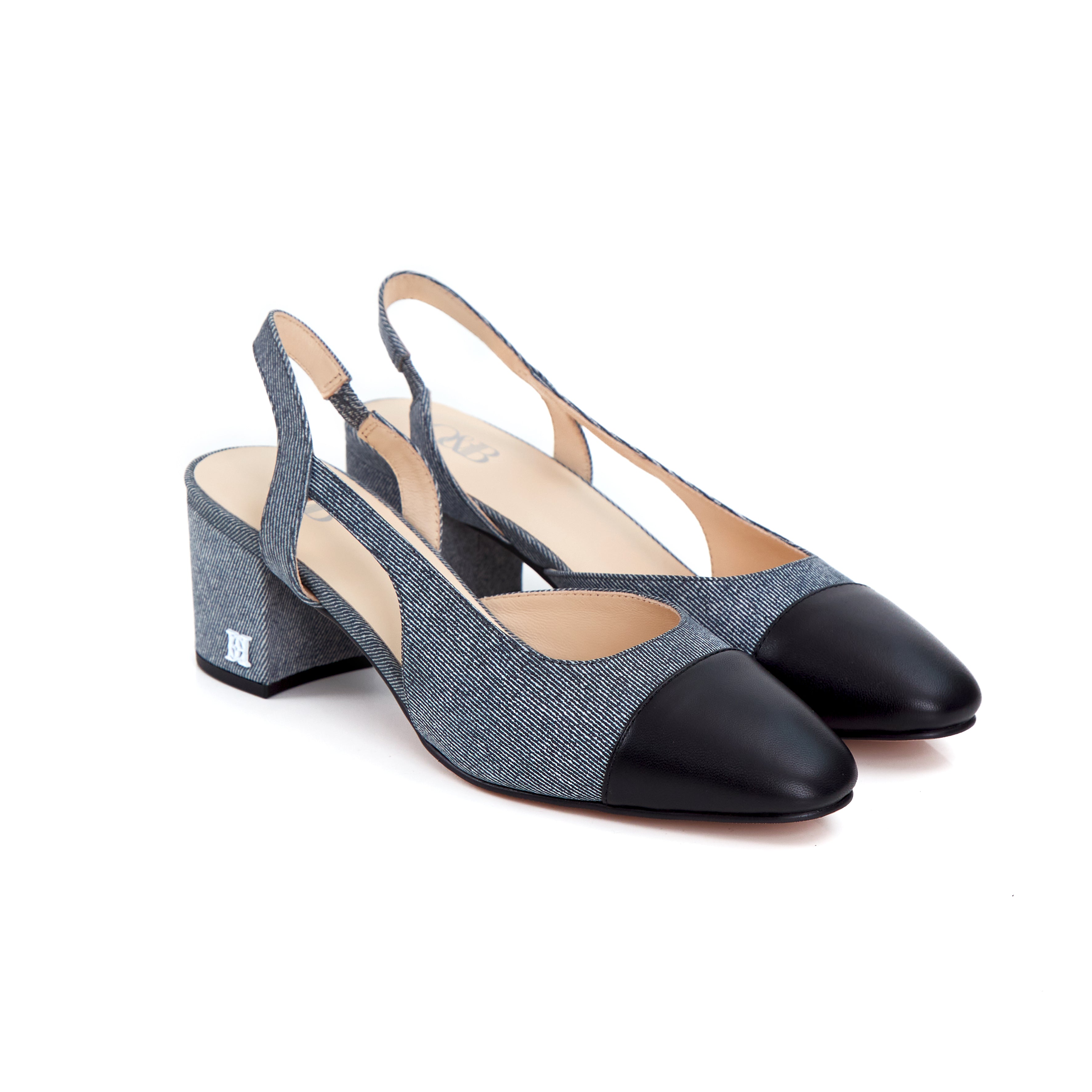 Femme Heels in Dark Denim