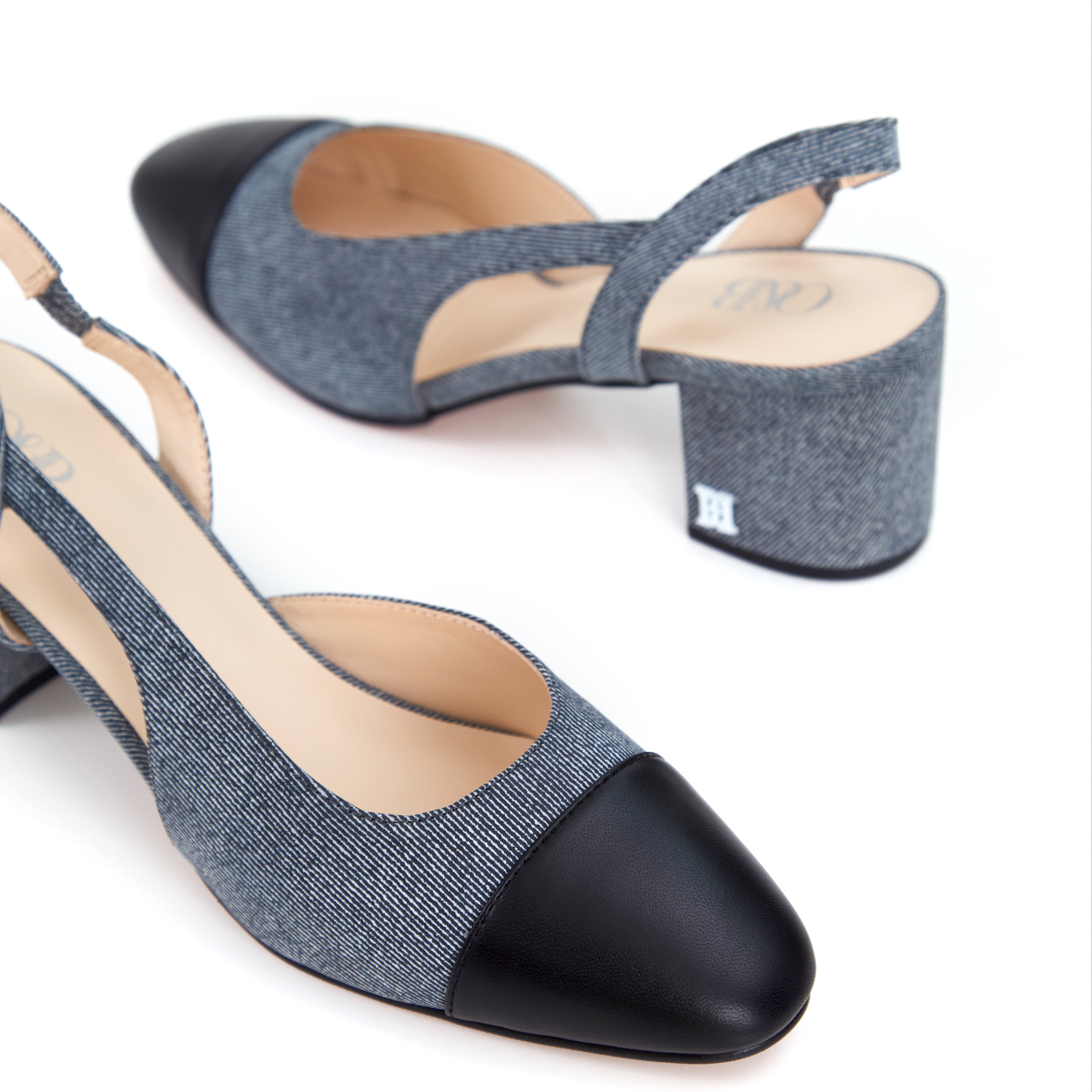 Femme Heels in Dark Denim