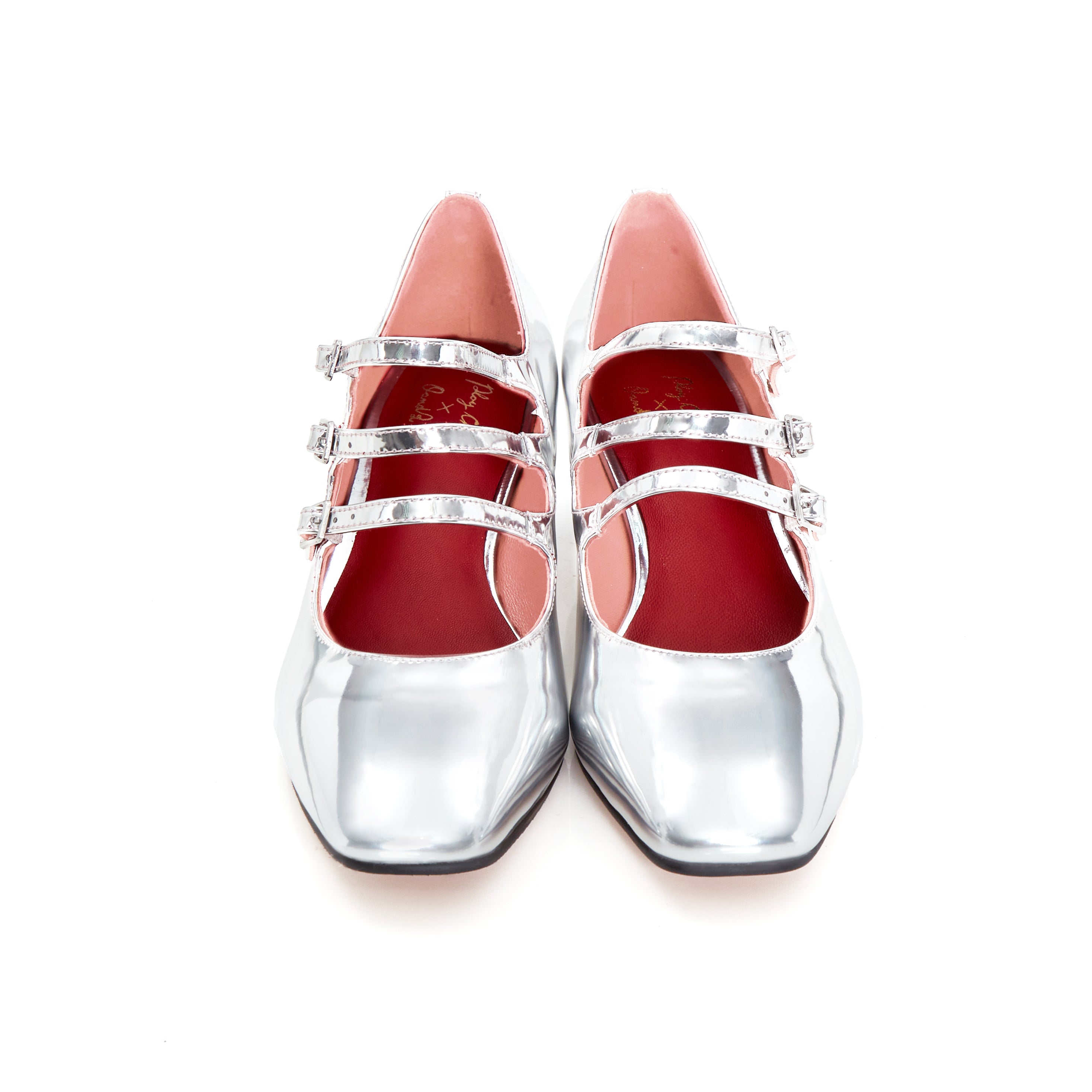 Mary The Mary Jane In Mirror Silver