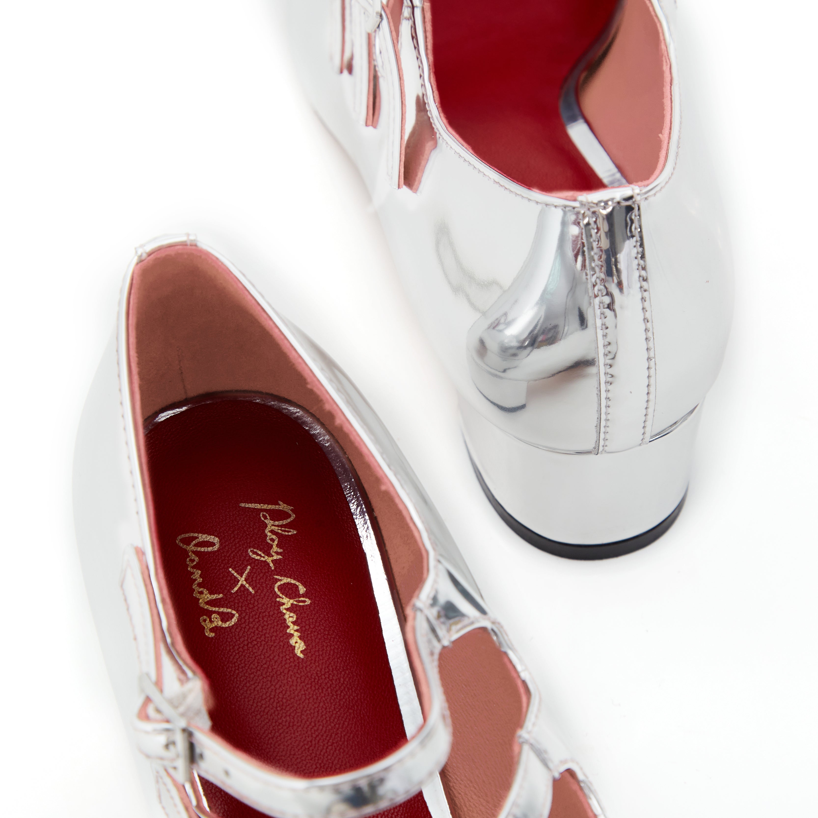 Mary The Mary Jane In Mirror Silver