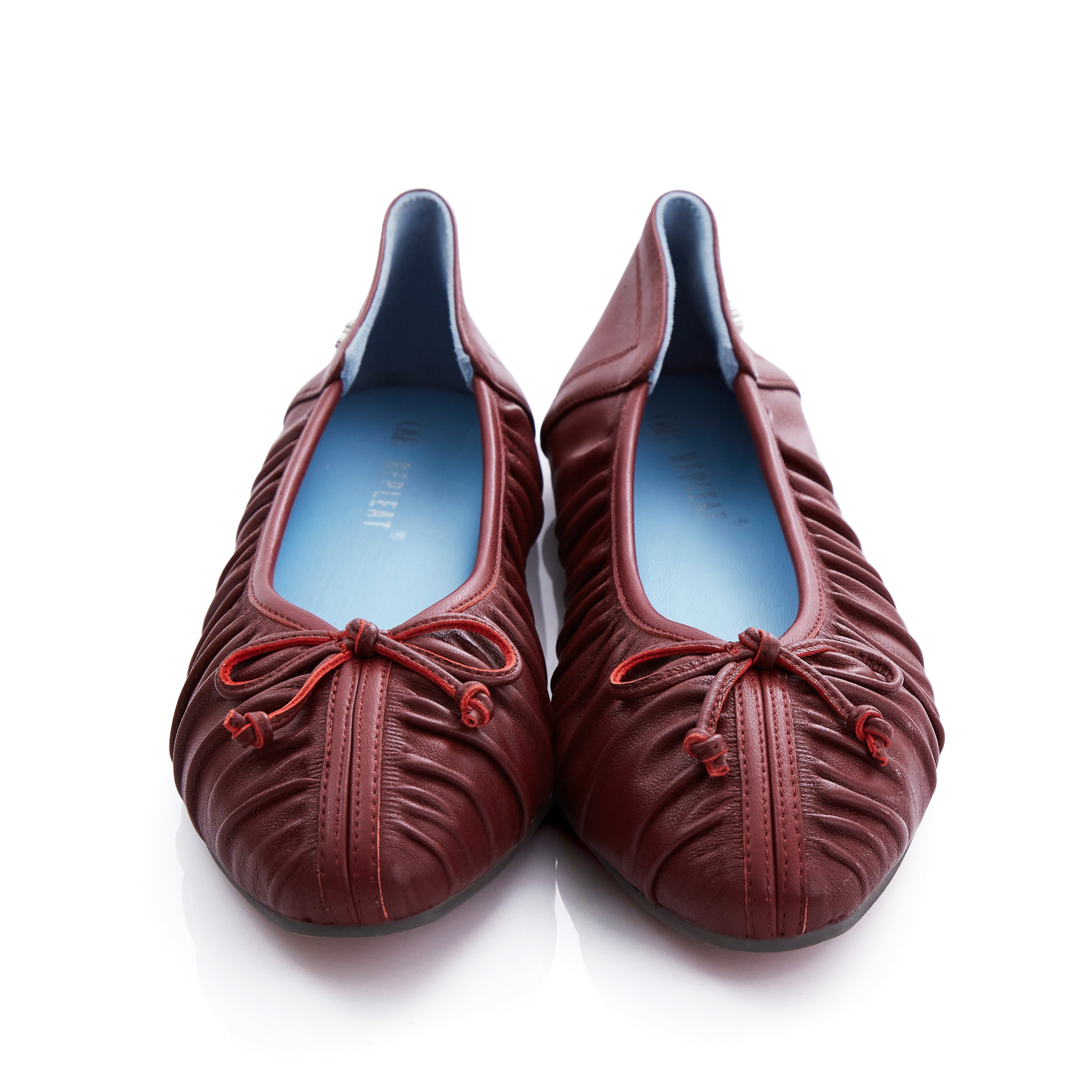 OANDB x REPLEAT - ELBA BALLERINAS IN OXBLOOD