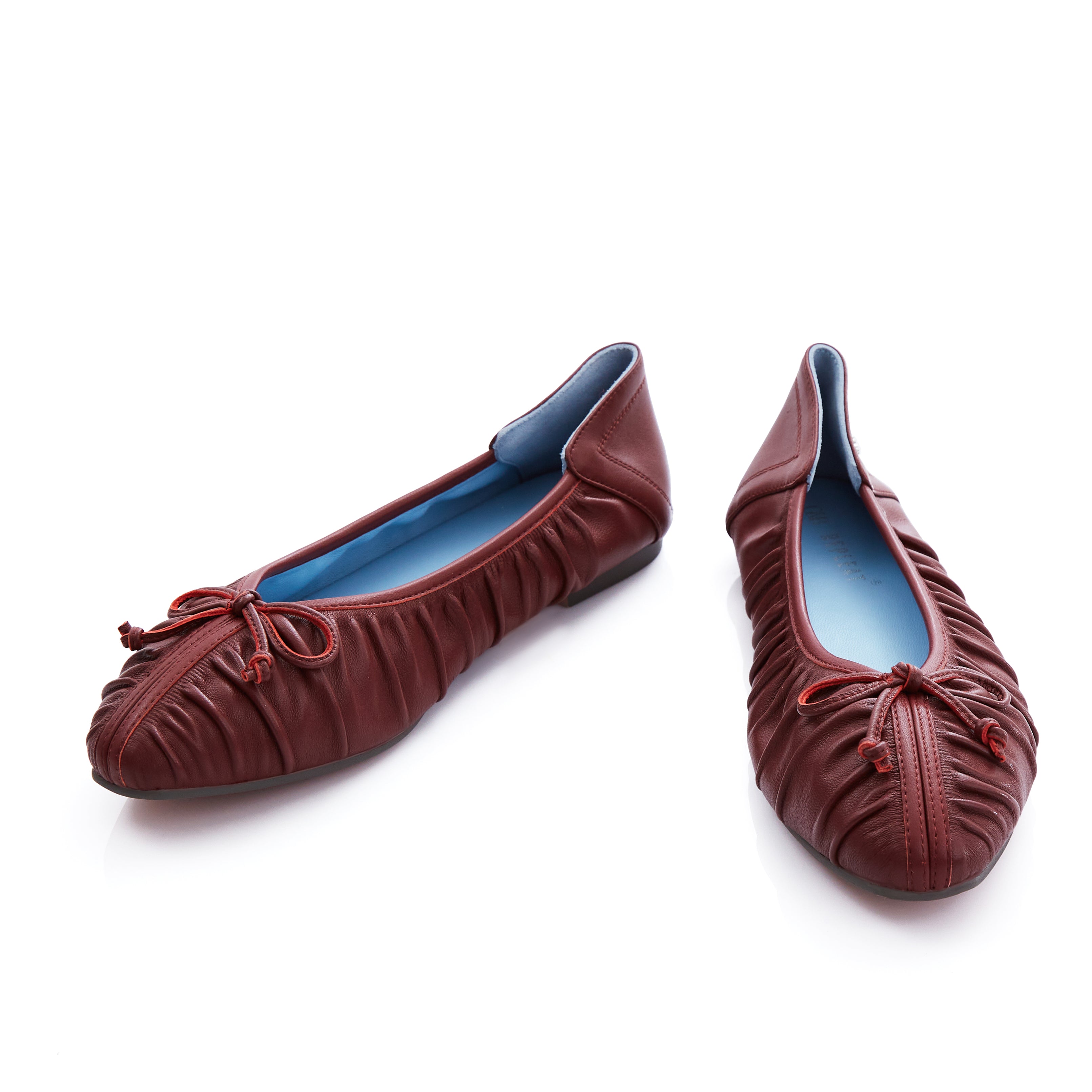 OANDB x REPLEAT - ELBA BALLERINAS IN OXBLOOD
