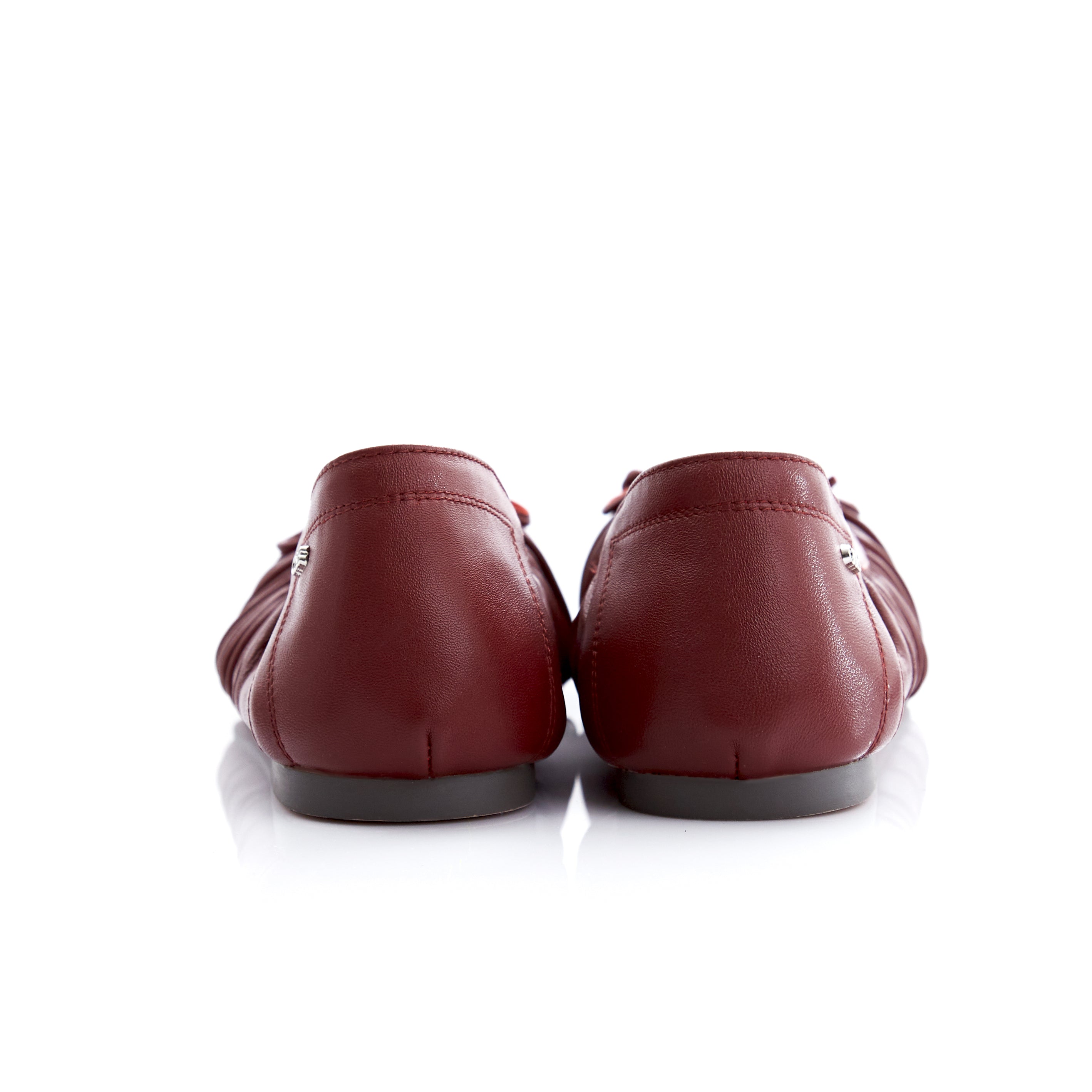 OANDB x REPLEAT - ELBA BALLERINAS IN OXBLOOD
