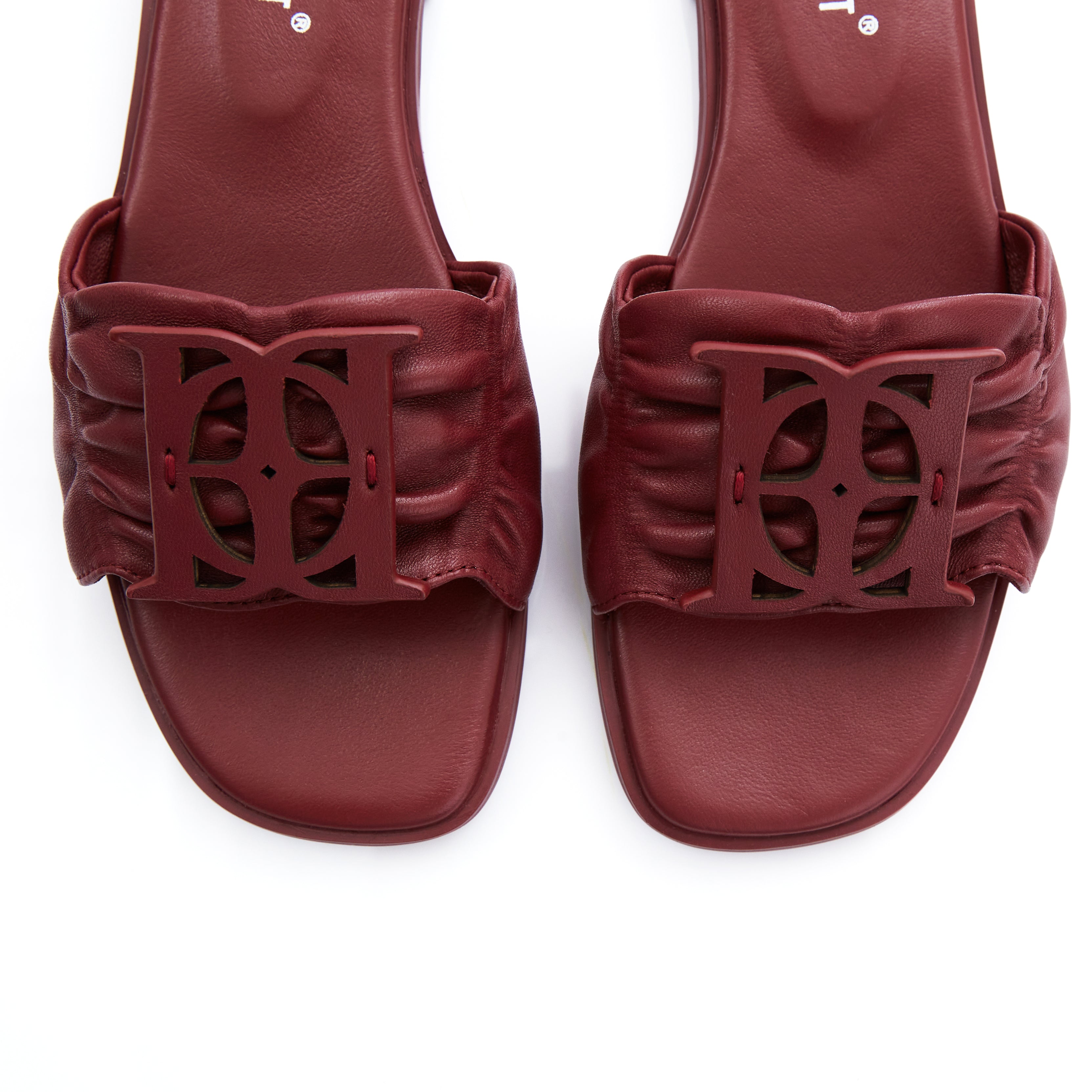 OANDB x REPLEAT - ELBA SANDALS IN OXBLOOD