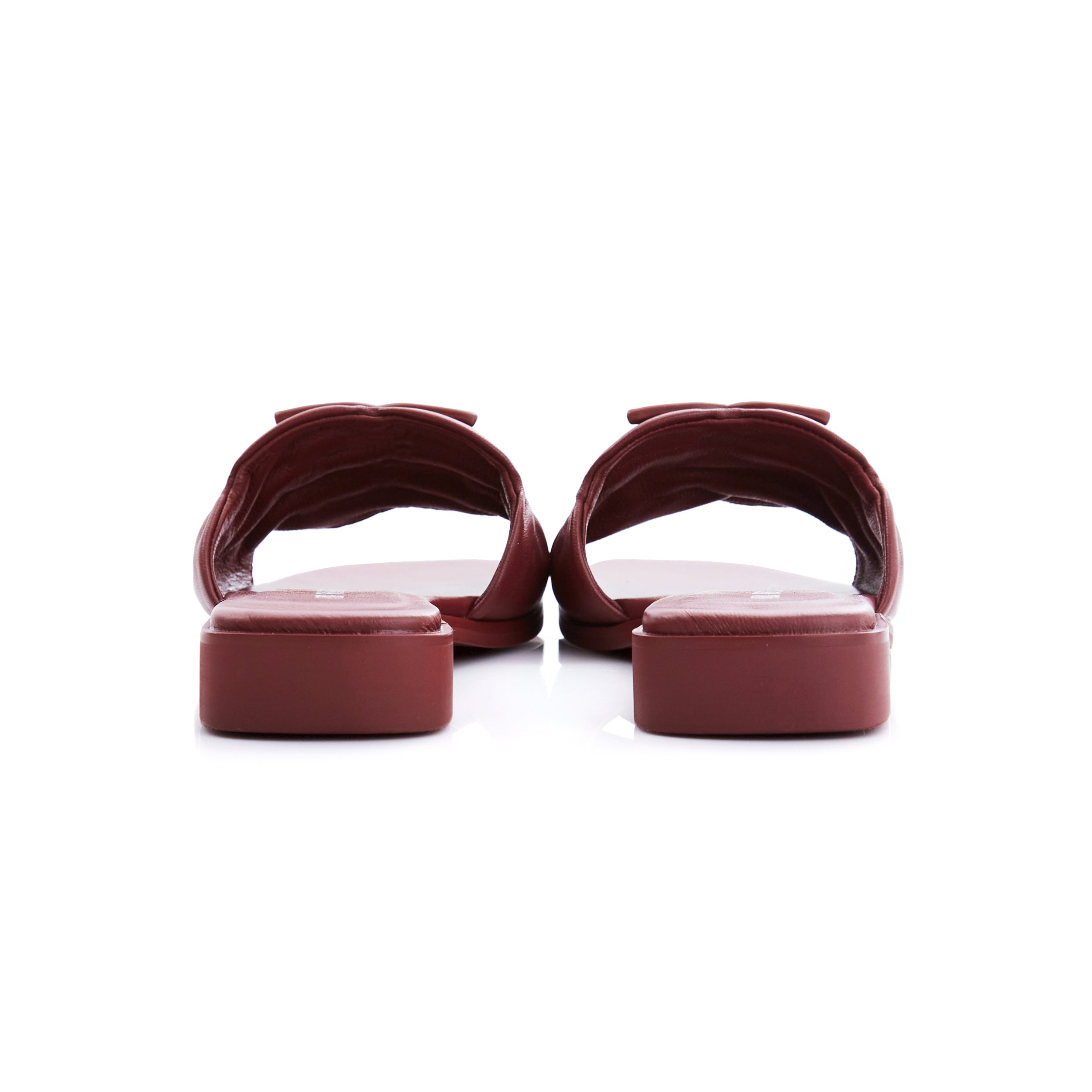 OANDB x REPLEAT - ELBA SANDALS IN OXBLOOD