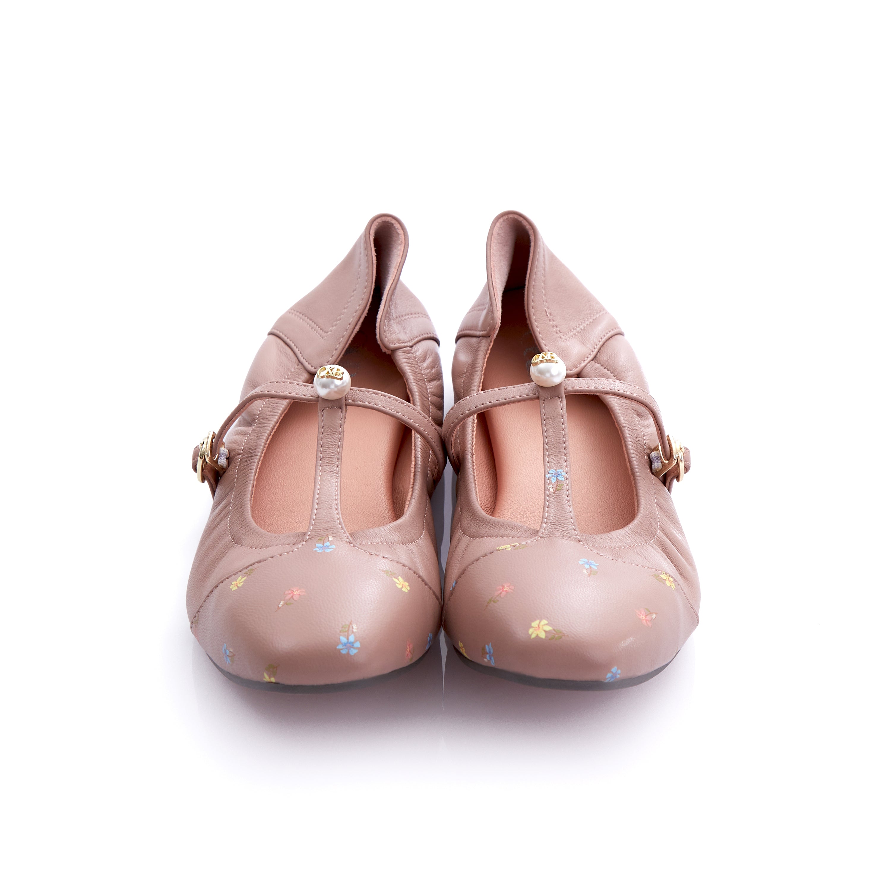 Audrey Lily T-Bar in Tuscan Pink