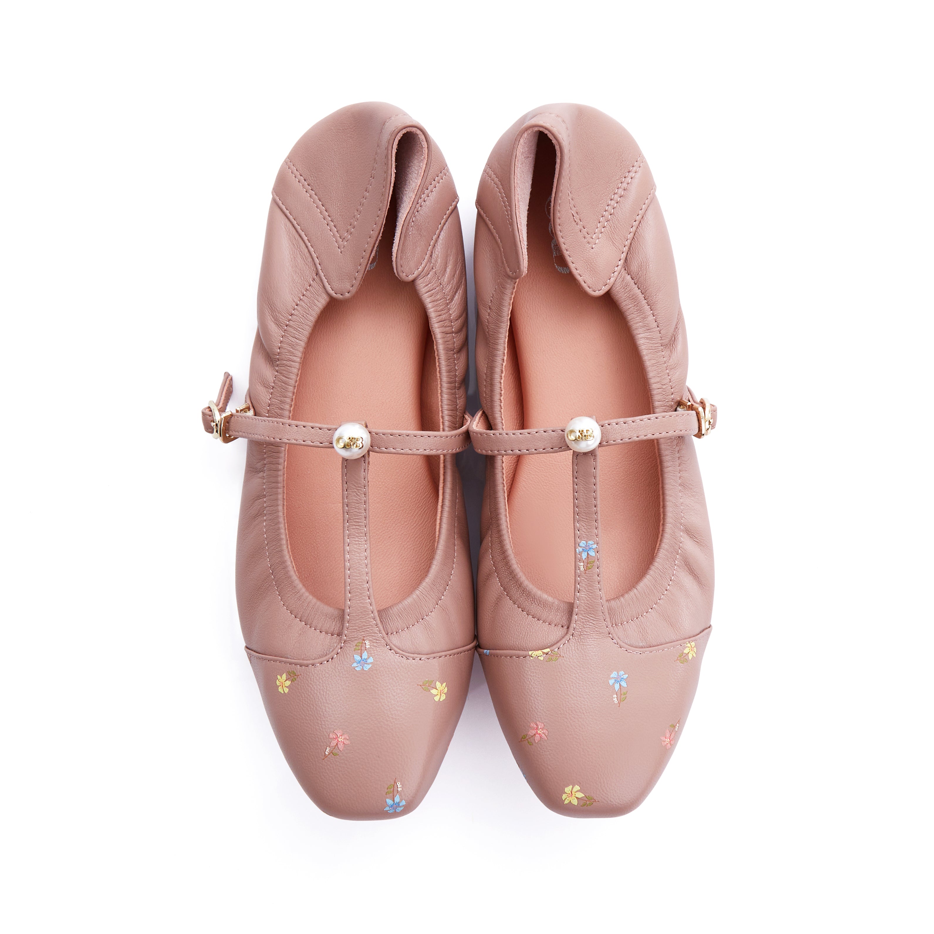 Audrey Lily T-Bar in Tuscan Pink