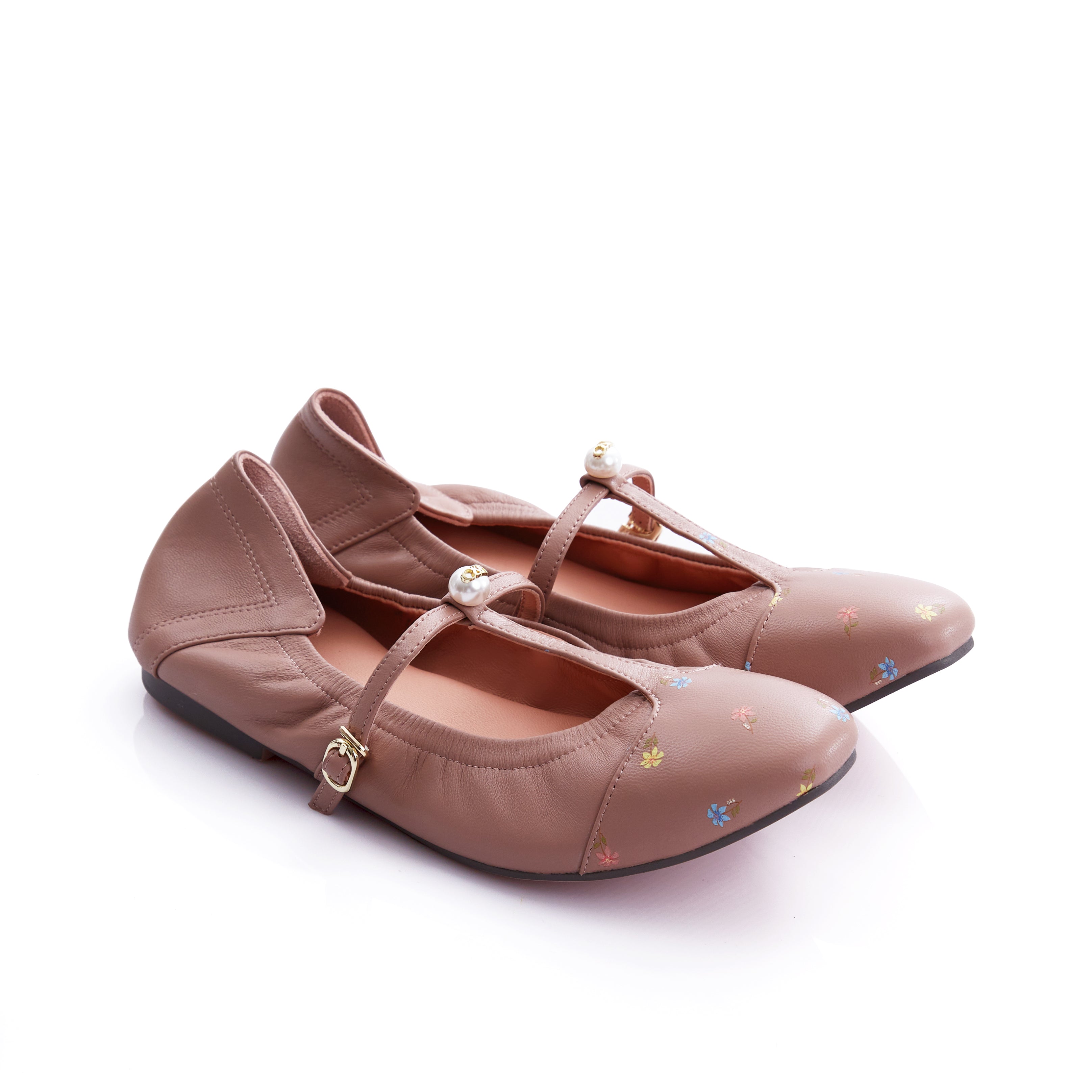 Audrey Lily T-Bar in Tuscan Pink