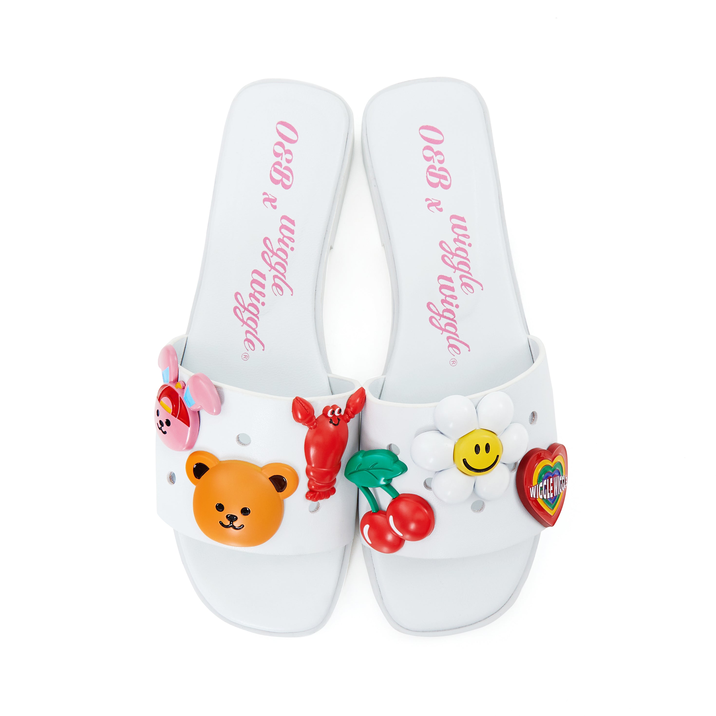 MIYO Smile Sandals in White Bliss