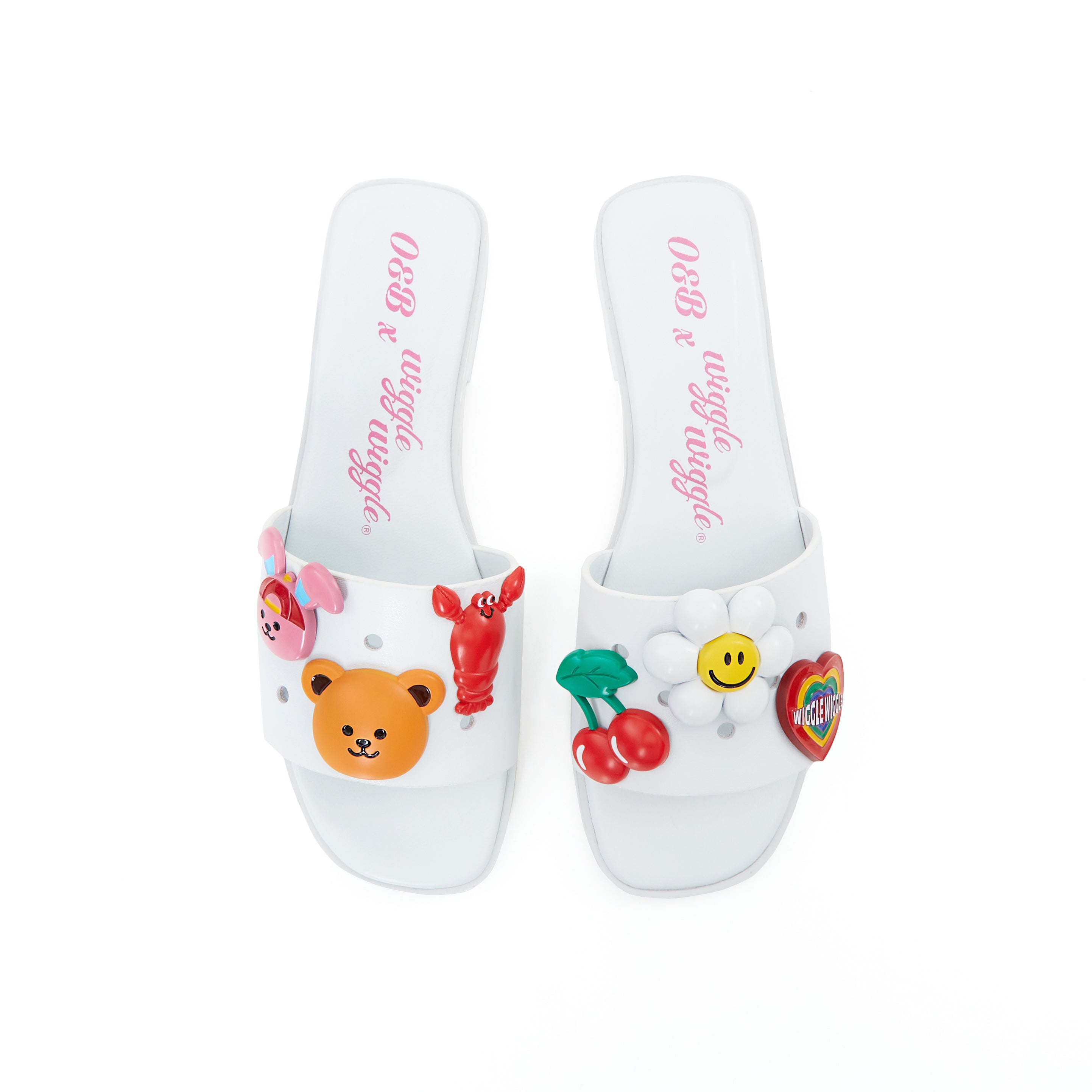 MIYO Smile Sandals in White Bliss