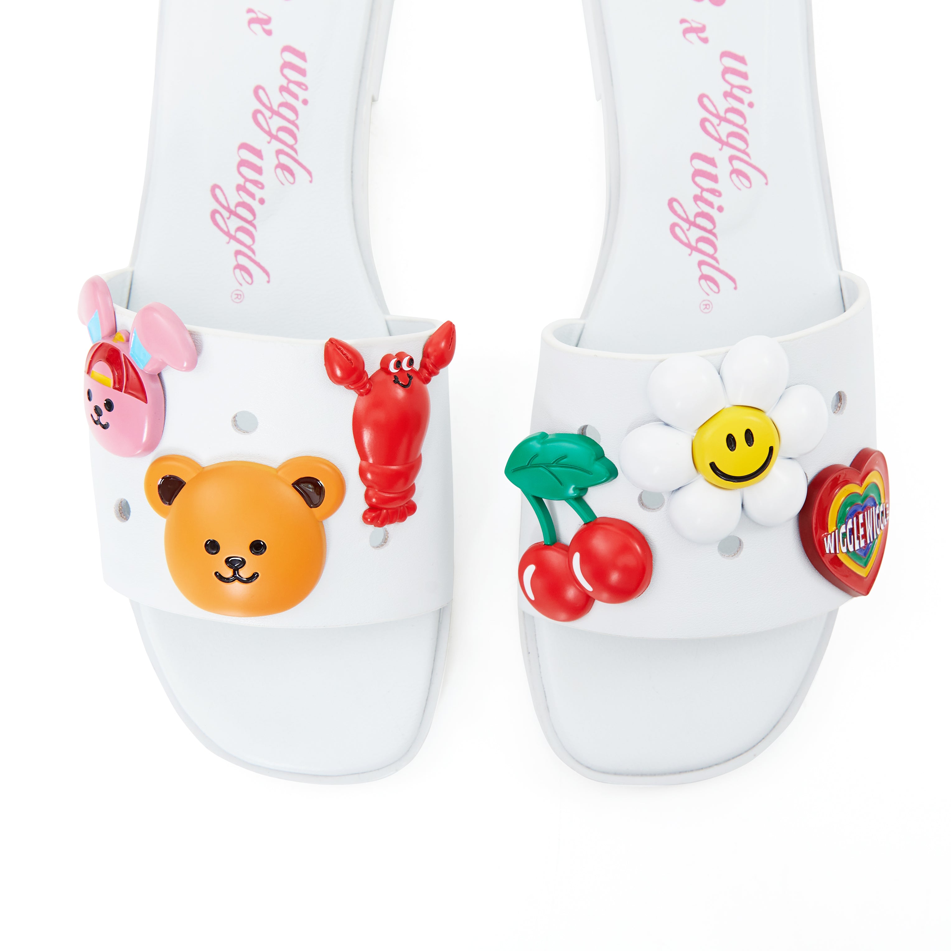 MIYO Smile Sandals in White Bliss
