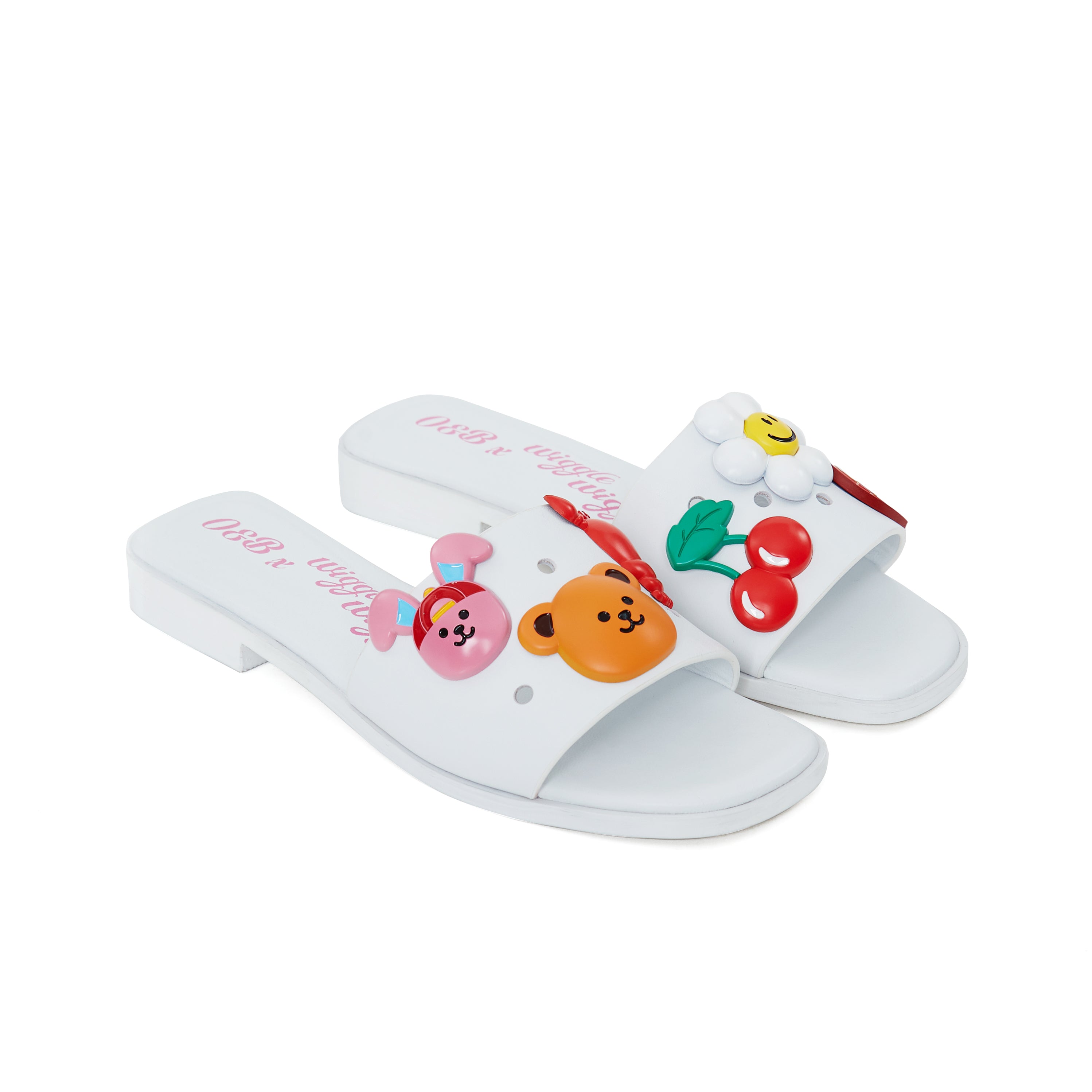 MIYO Smile Sandals in White Bliss