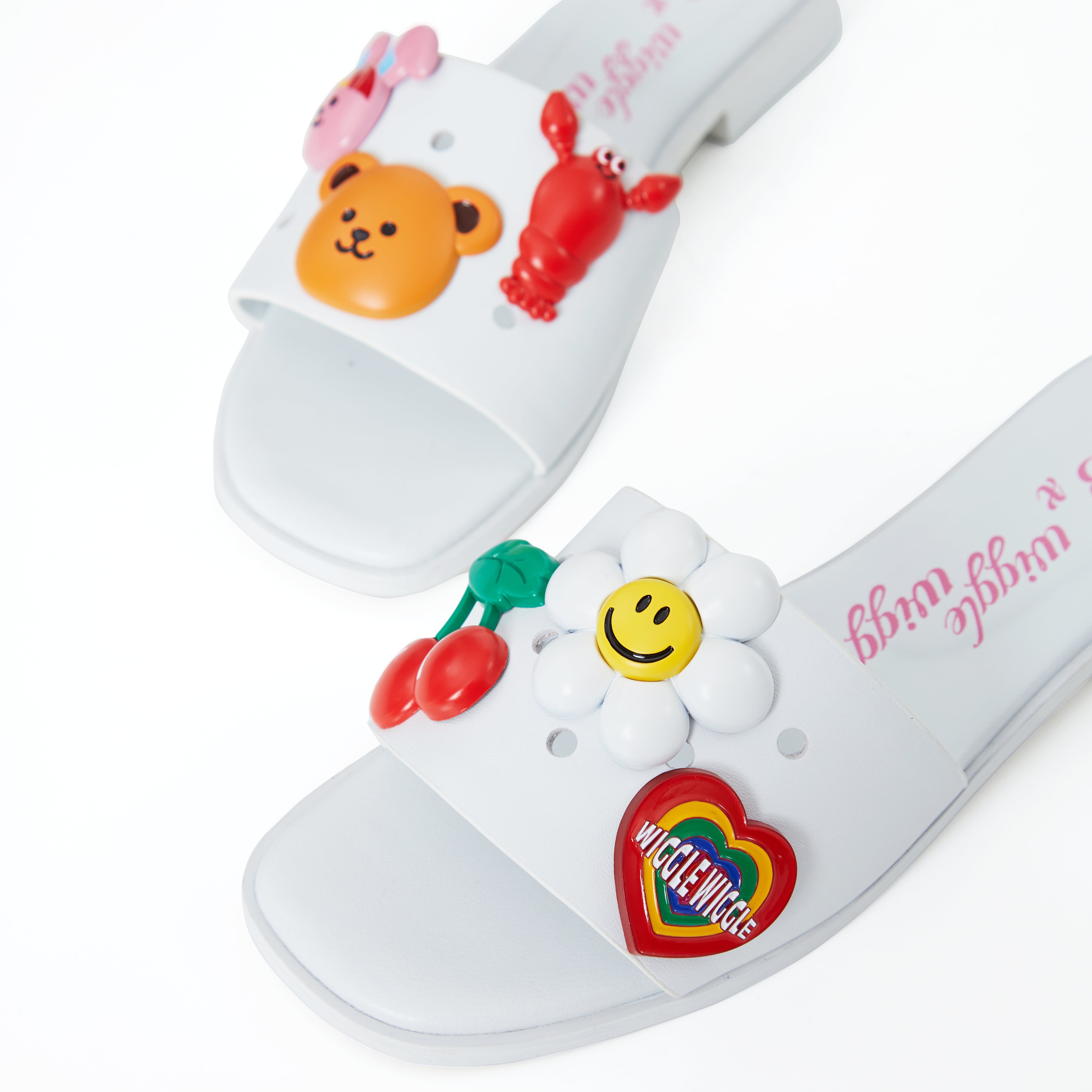 MIYO Smile Sandals in White Bliss