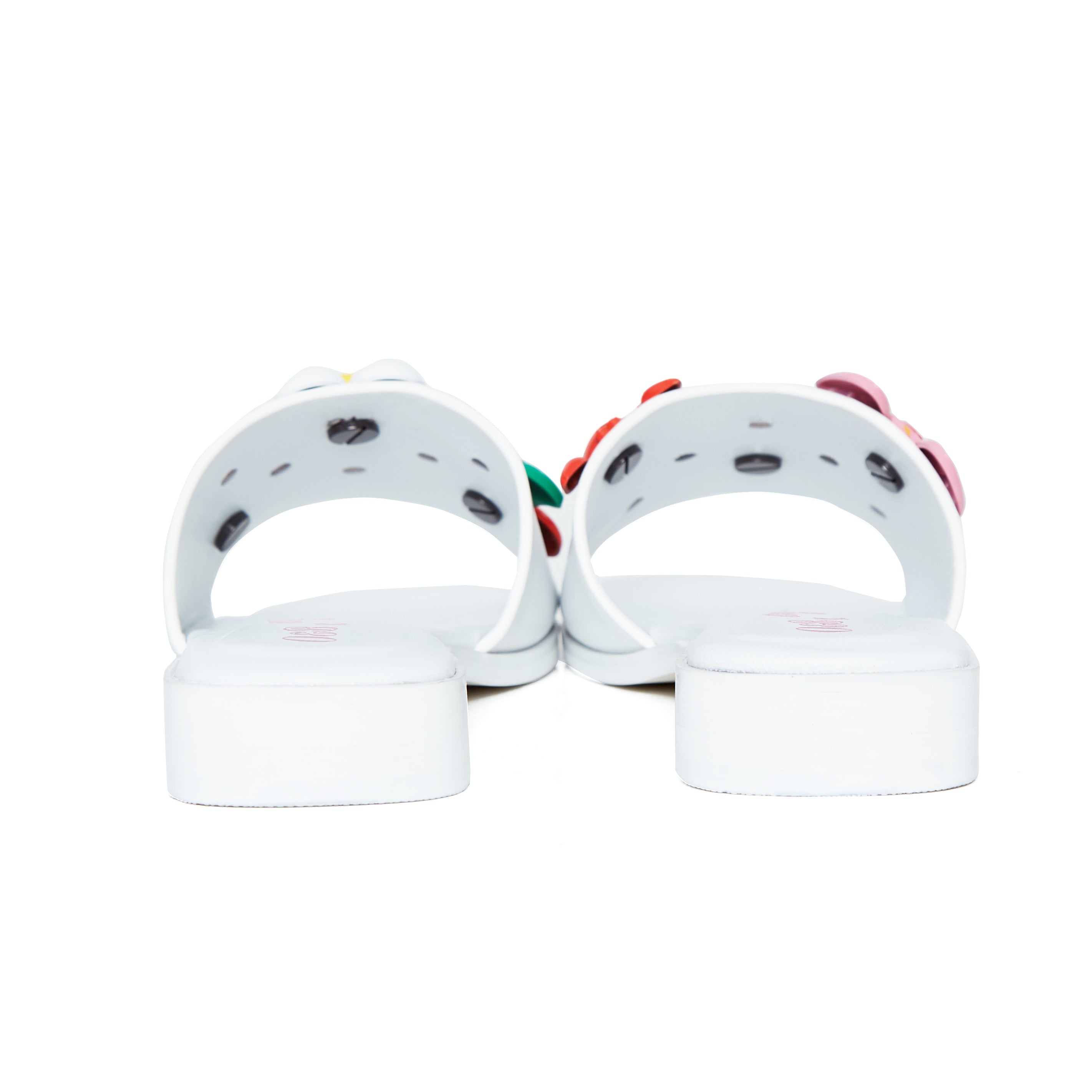 MIYO Smile Sandals in White Bliss