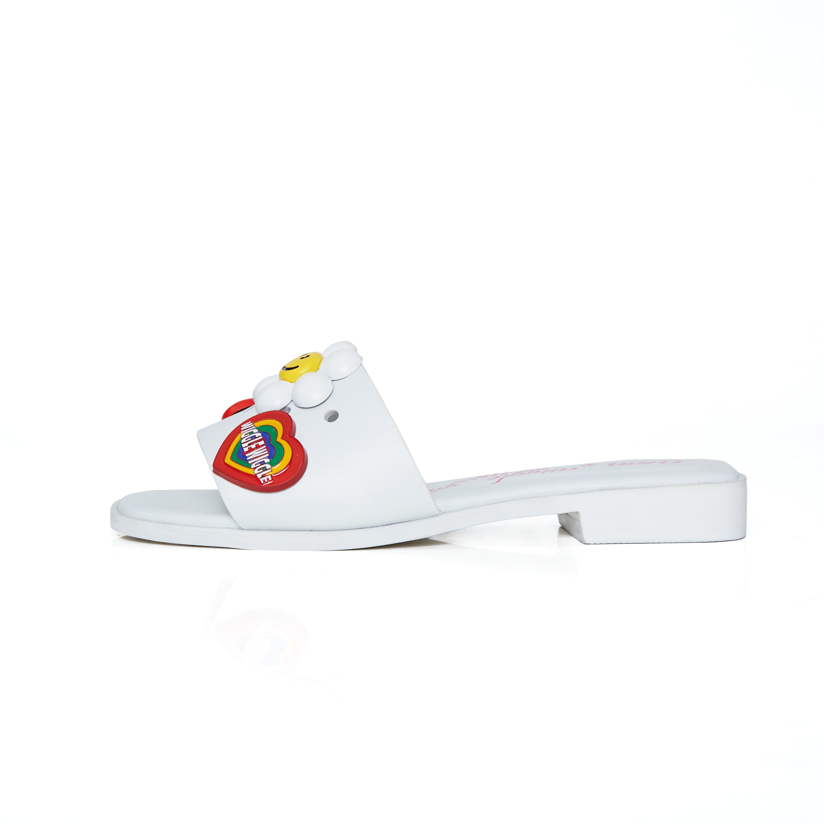 MIYO Smile Sandals in White Bliss