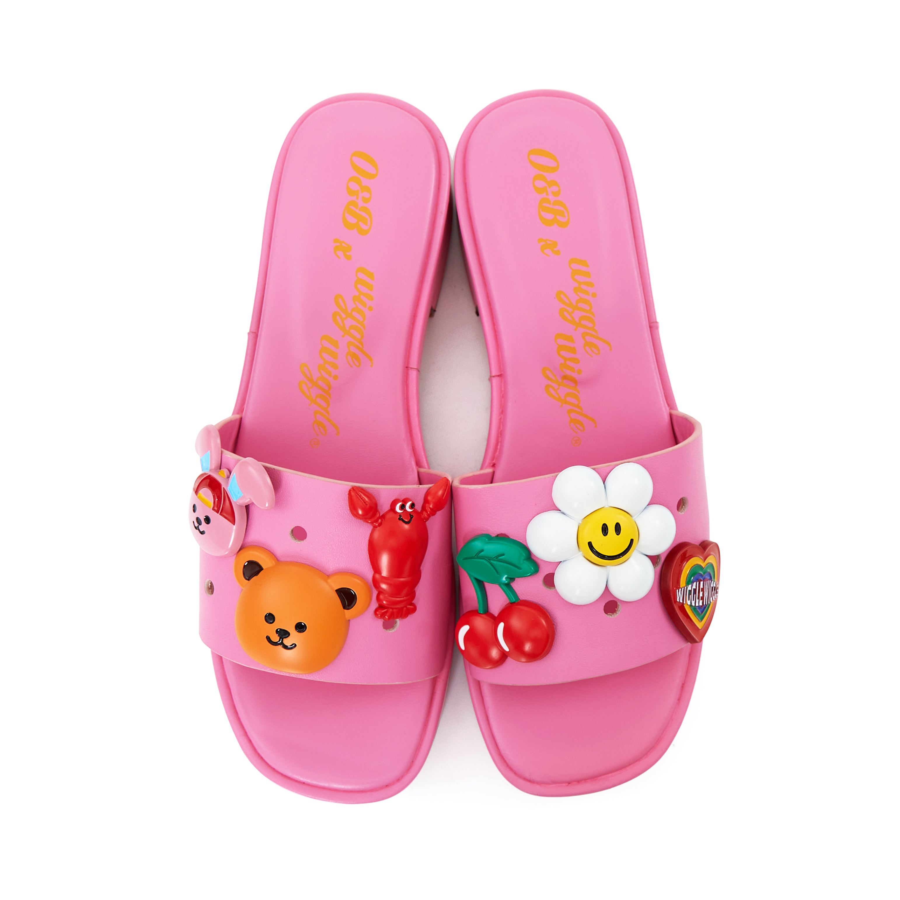 MIYO Smile Platform Sandals in Delighted Pink