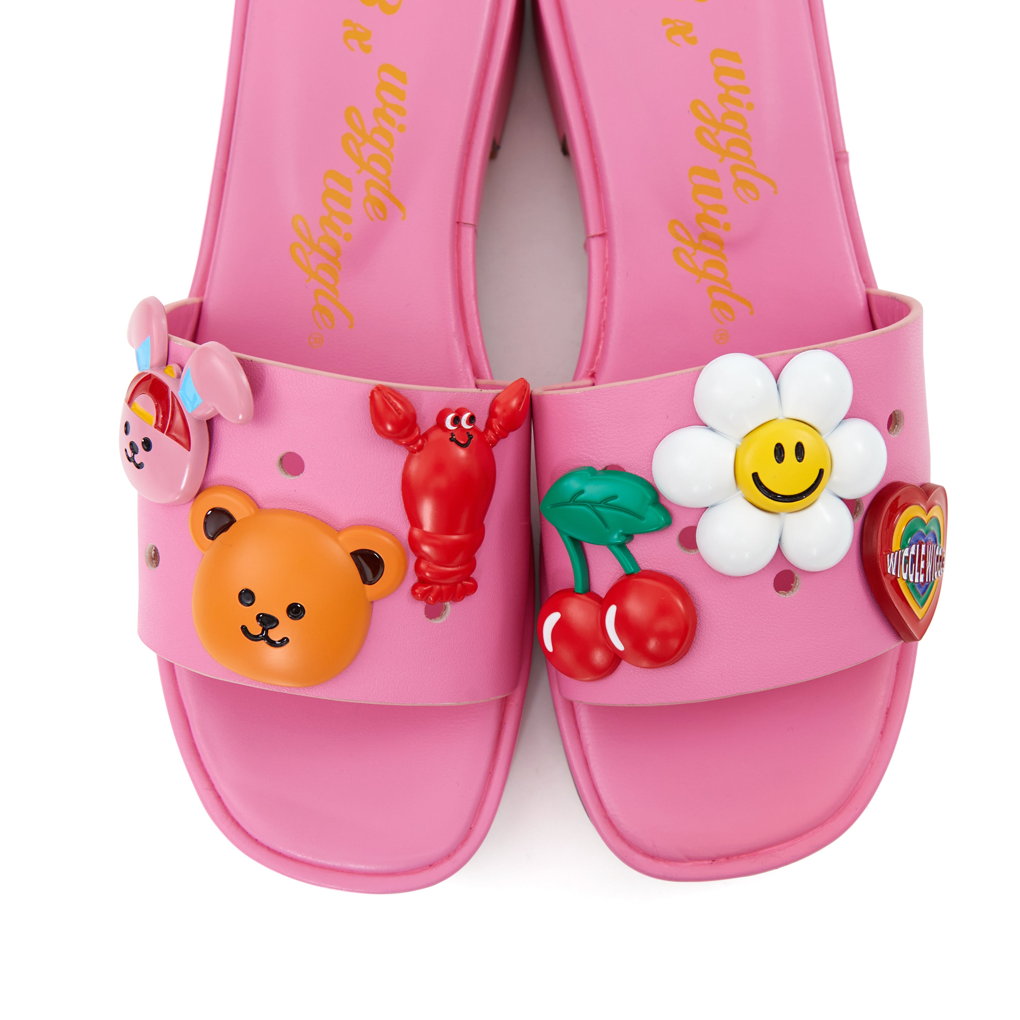 MIYO Smile Platform Sandals in Delighted Pink
