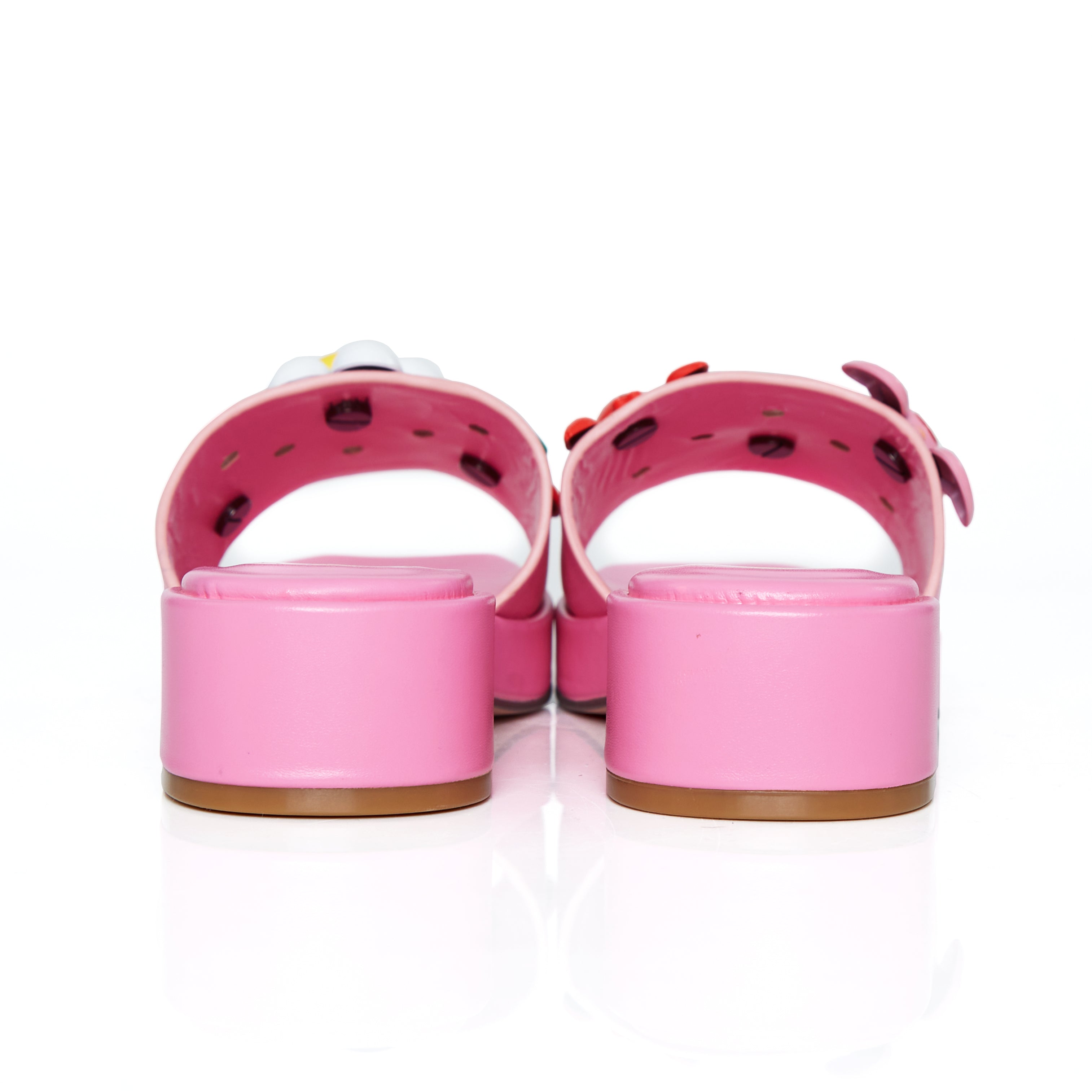 MIYO Smile Platform Sandals in Delighted Pink