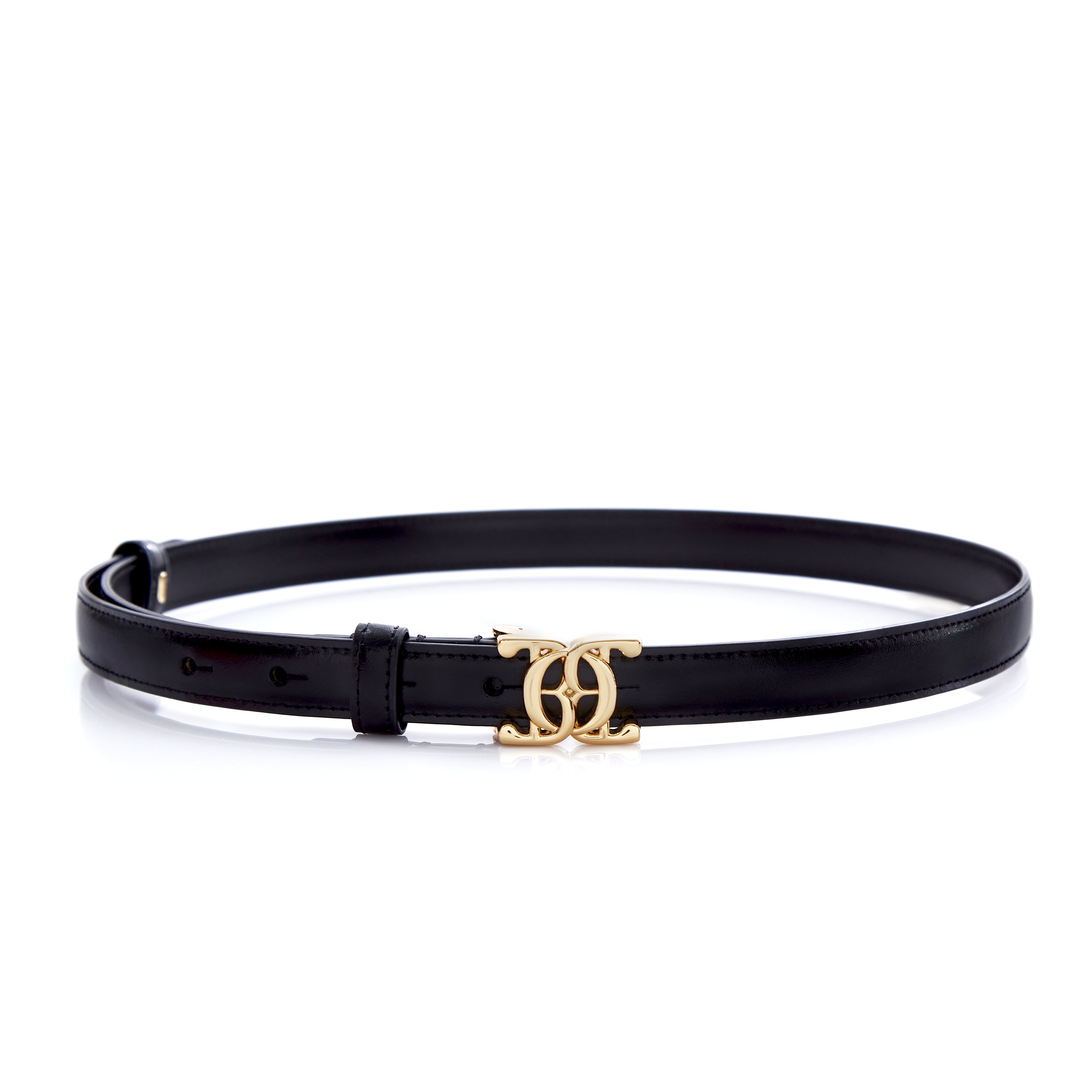 O&B CLASSIC BELT IN CREST BLACK