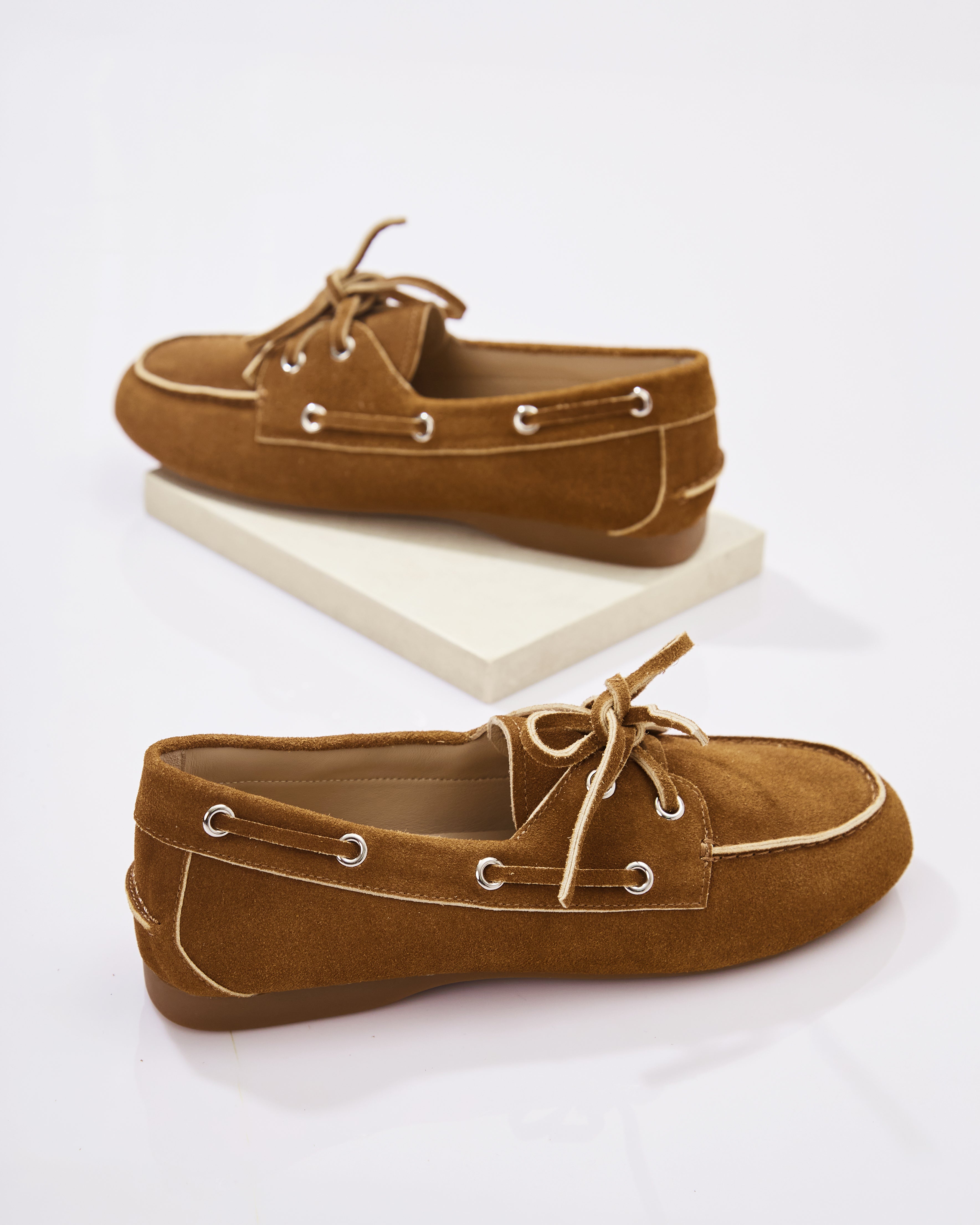 Martin Boatshoes in Tiramisu