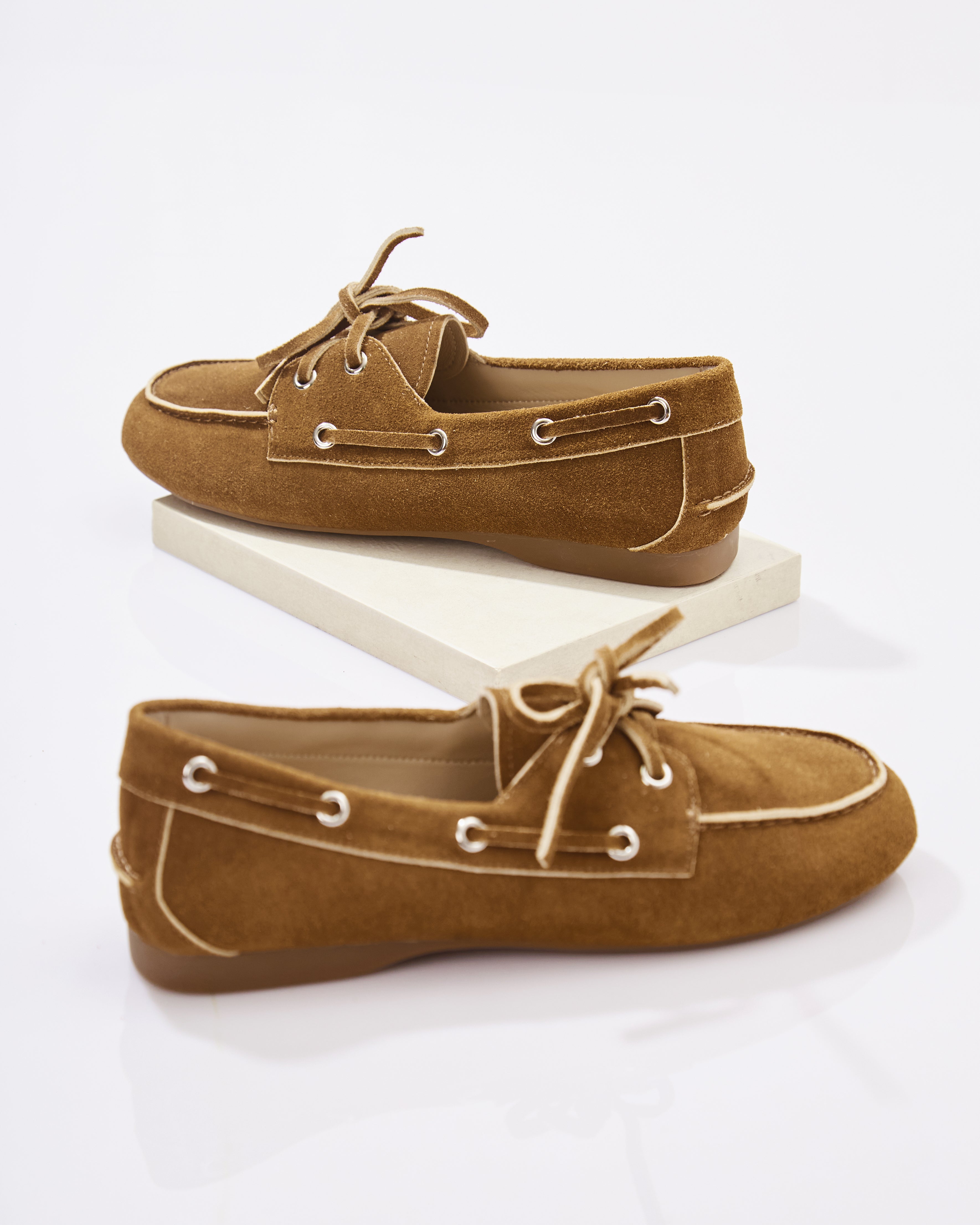 Martin Boatshoes in Tiramisu