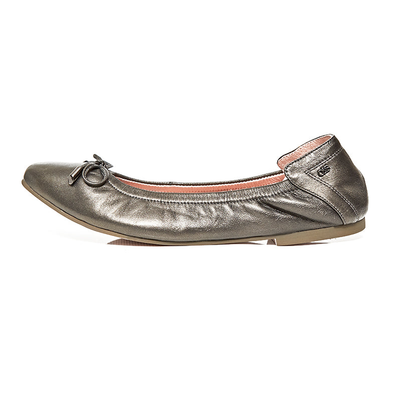 O&B Audrey Comfy Metallic Black