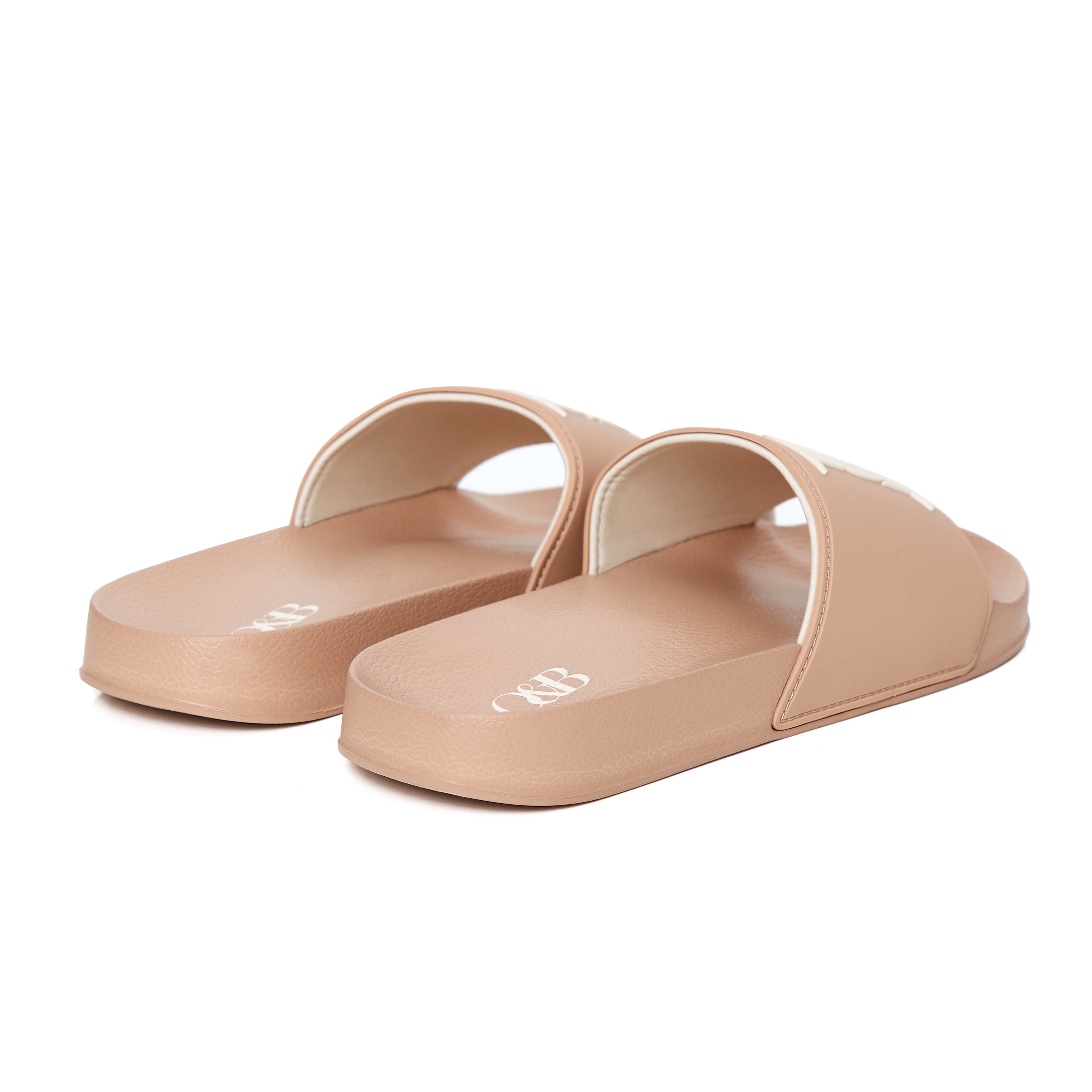 Crest Slide Sandals in Limited Nude