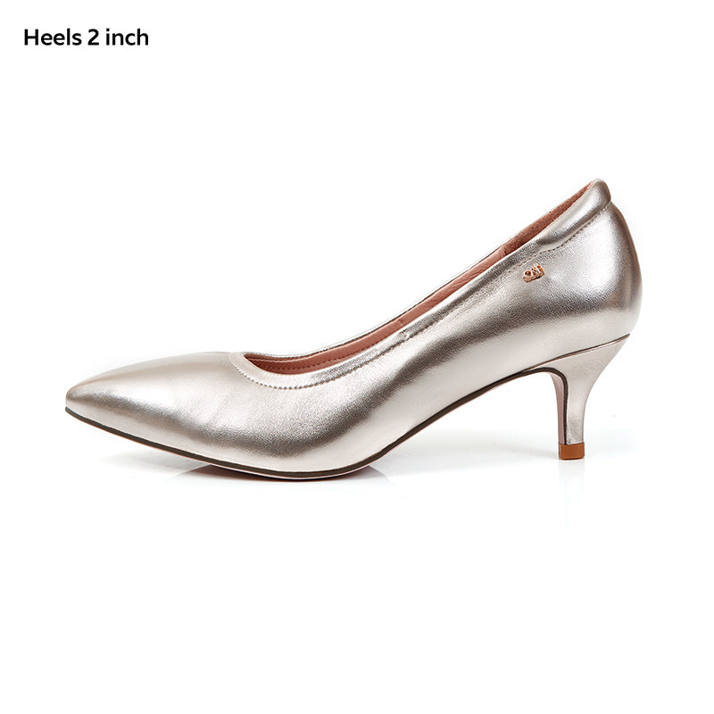 O&B Diana Heel 2 inc. Champagne