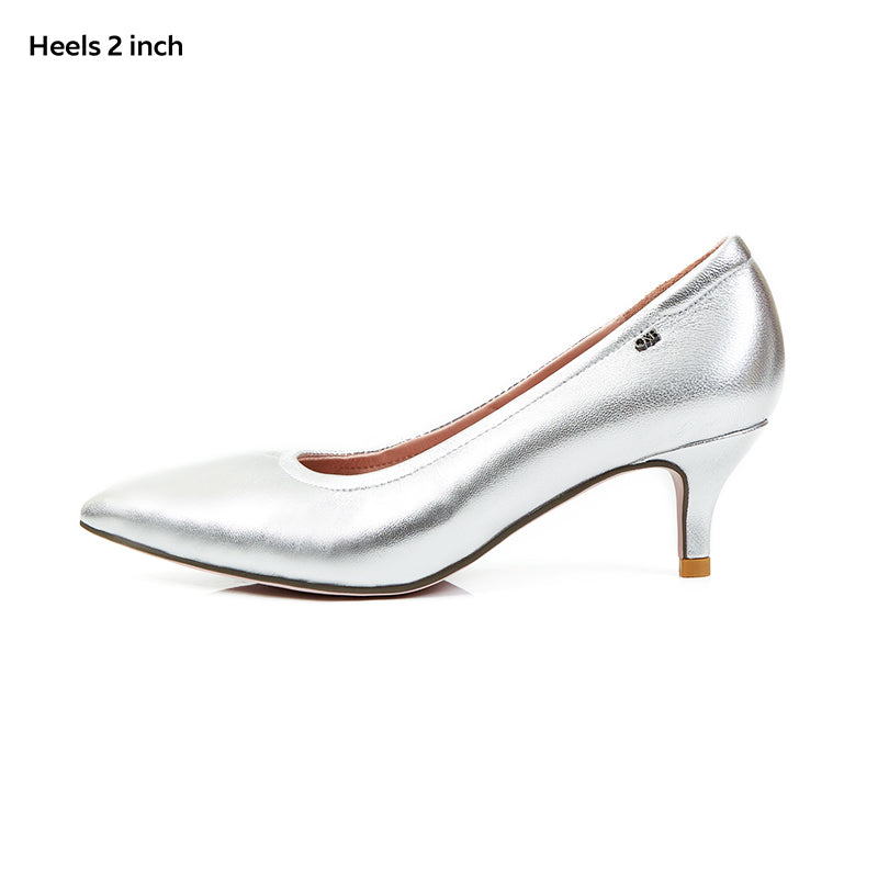 O&B Diana Heel 2 inc. Silver