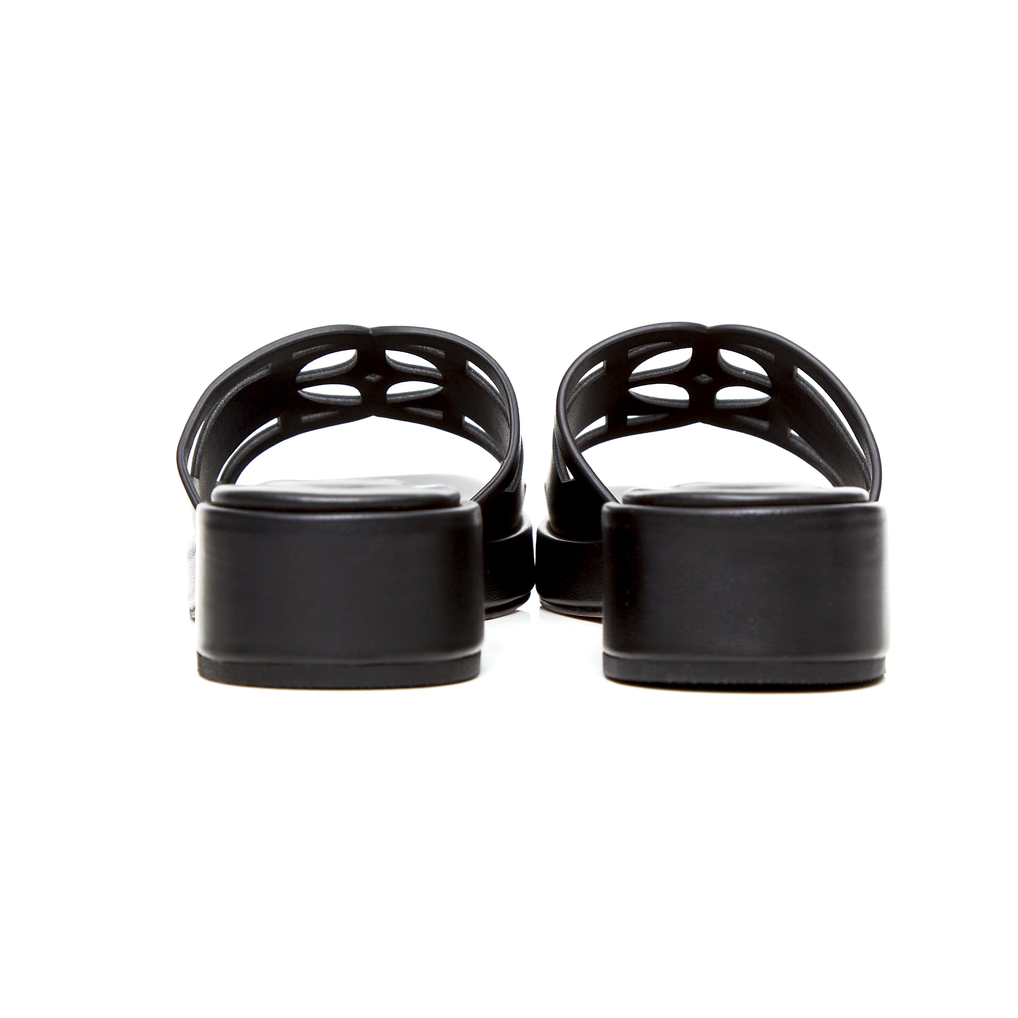 OandB Platform Sandals In Beyond Black